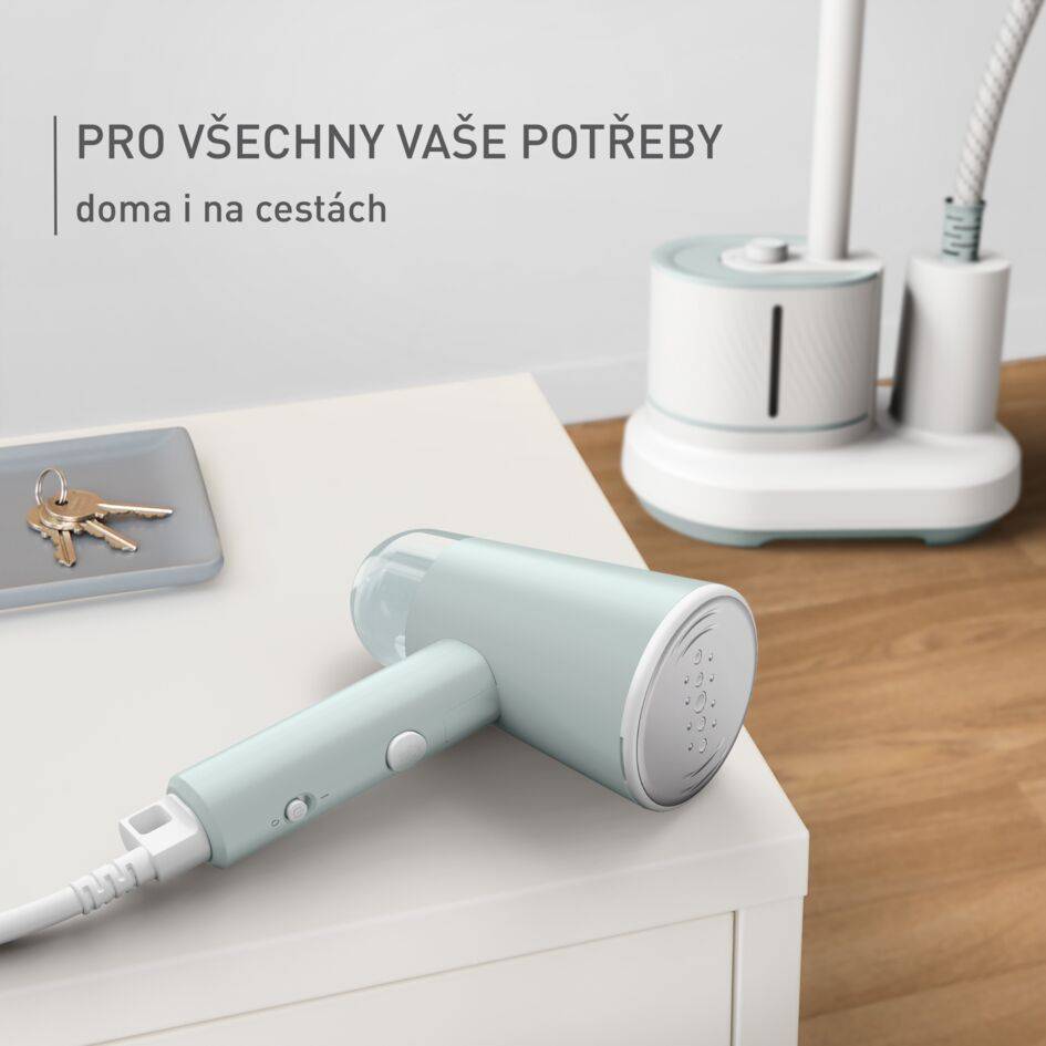 Ruční napařovač Tefal Origin Travel DT1034E1 eukalyptová zelená