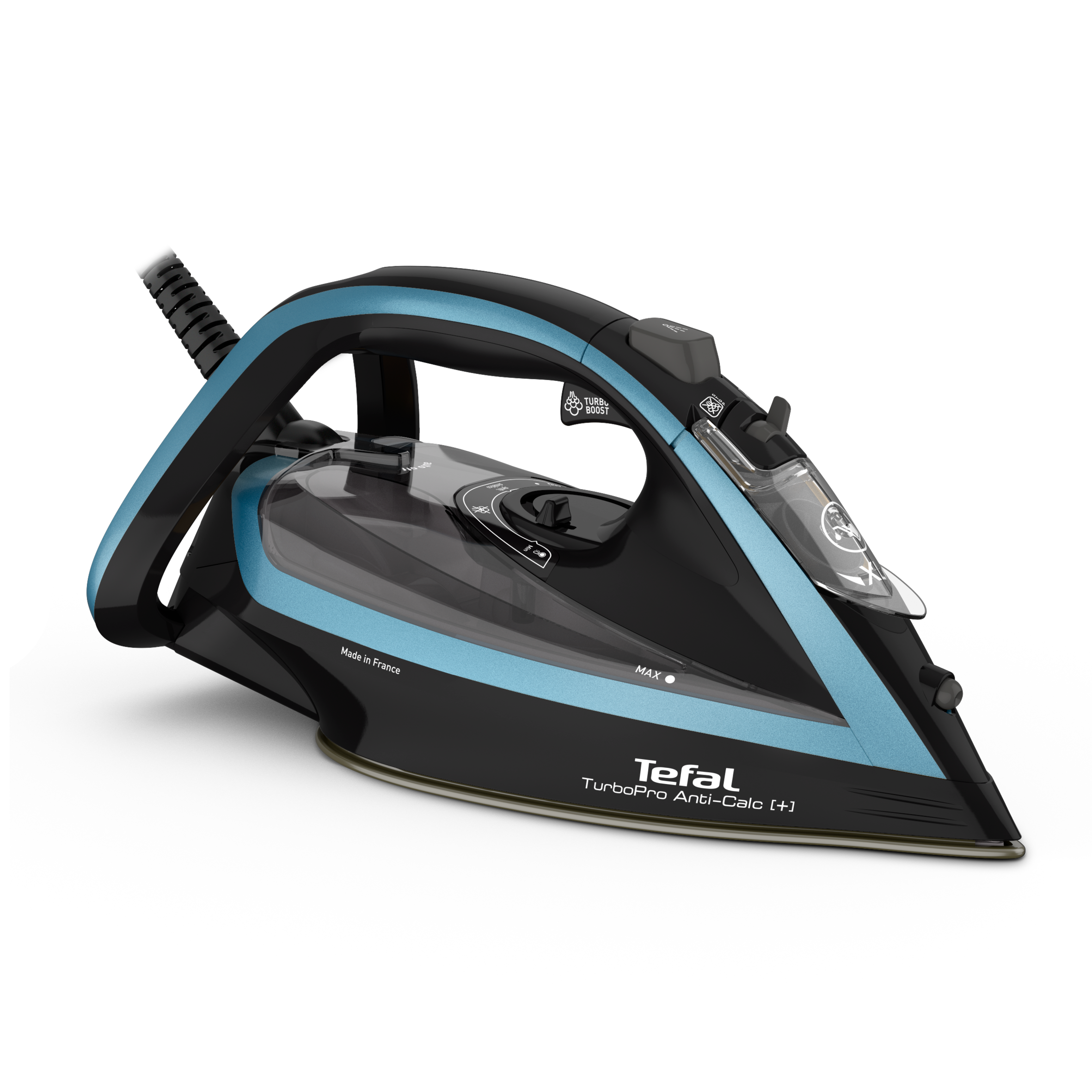 Napařovací žehlička Tefal Turbo Pro FV5695E1 Modrá/Černá