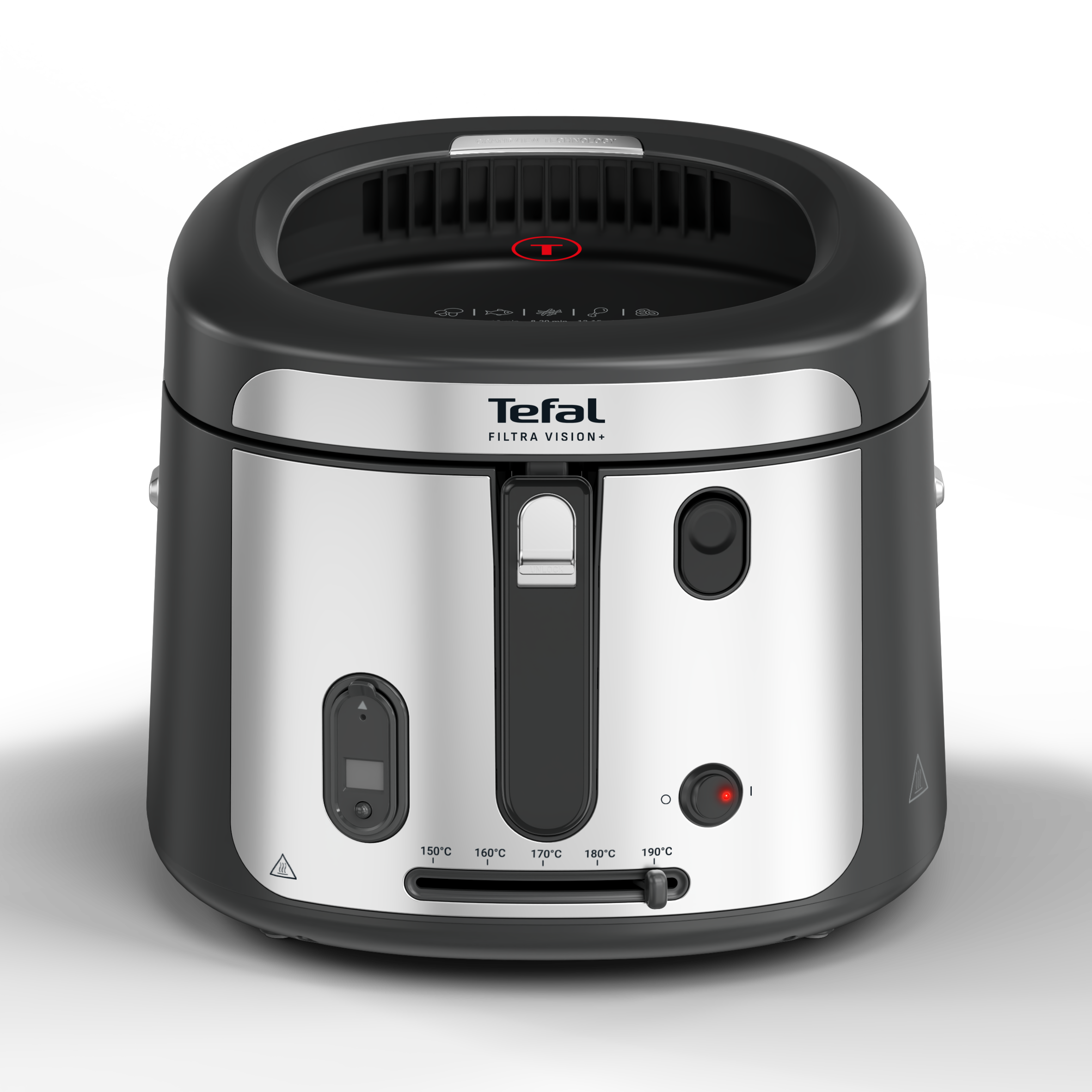 Olejová fritéza Tefal Filtra Vision+, FF2588E0, černá