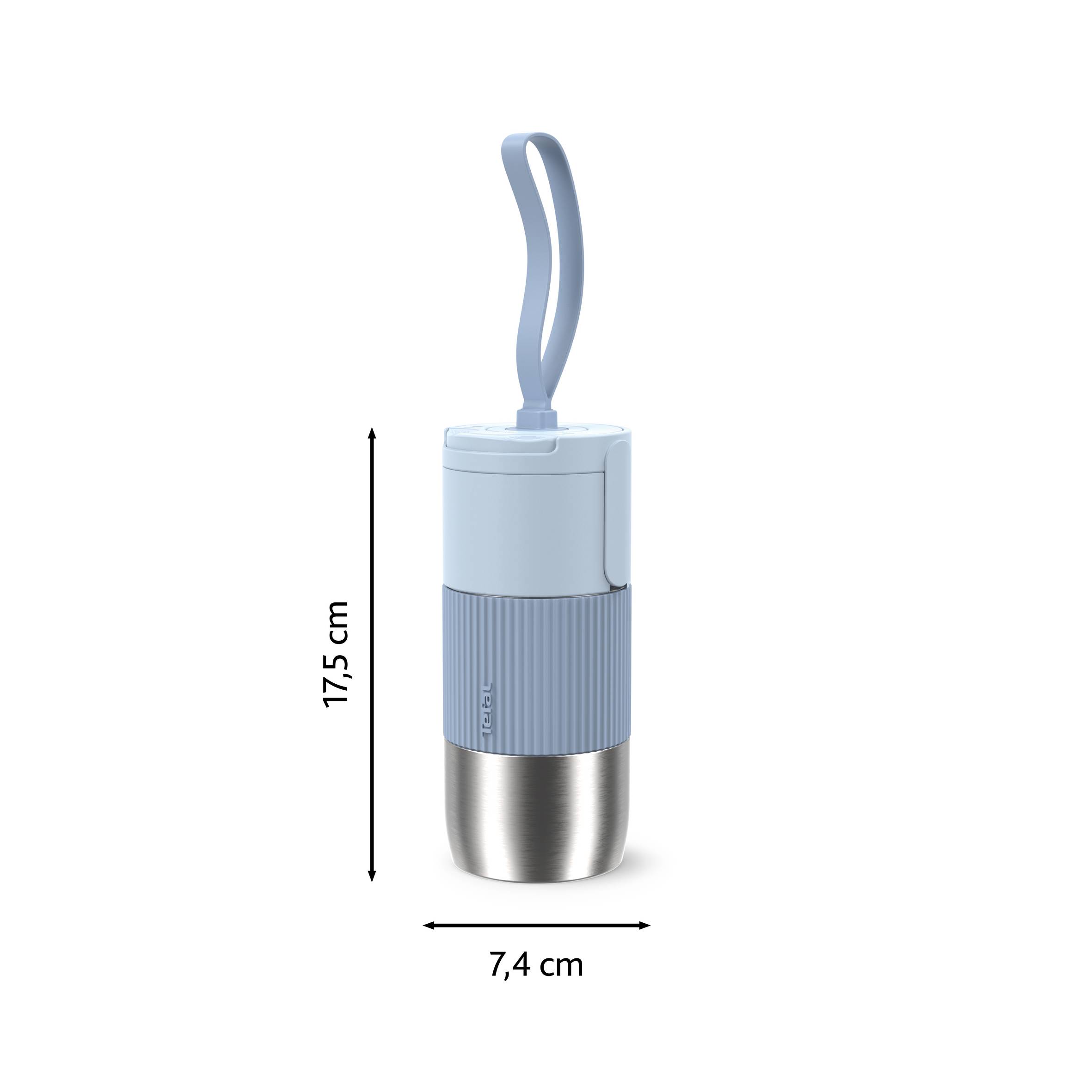 N2190410 beYou Flip termoláhev Tefal 0,36 l modrý