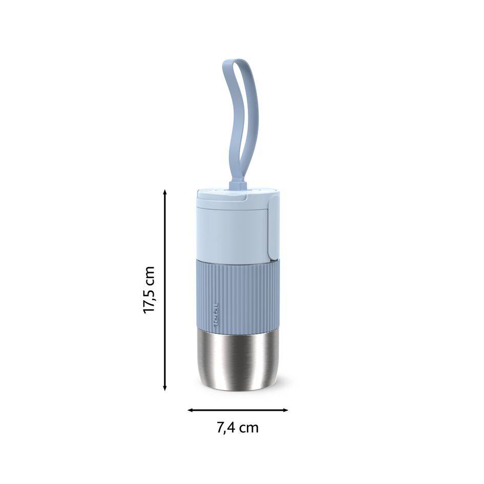 N2190410 beYou Flip termoláhev Tefal 0,36 l modrá