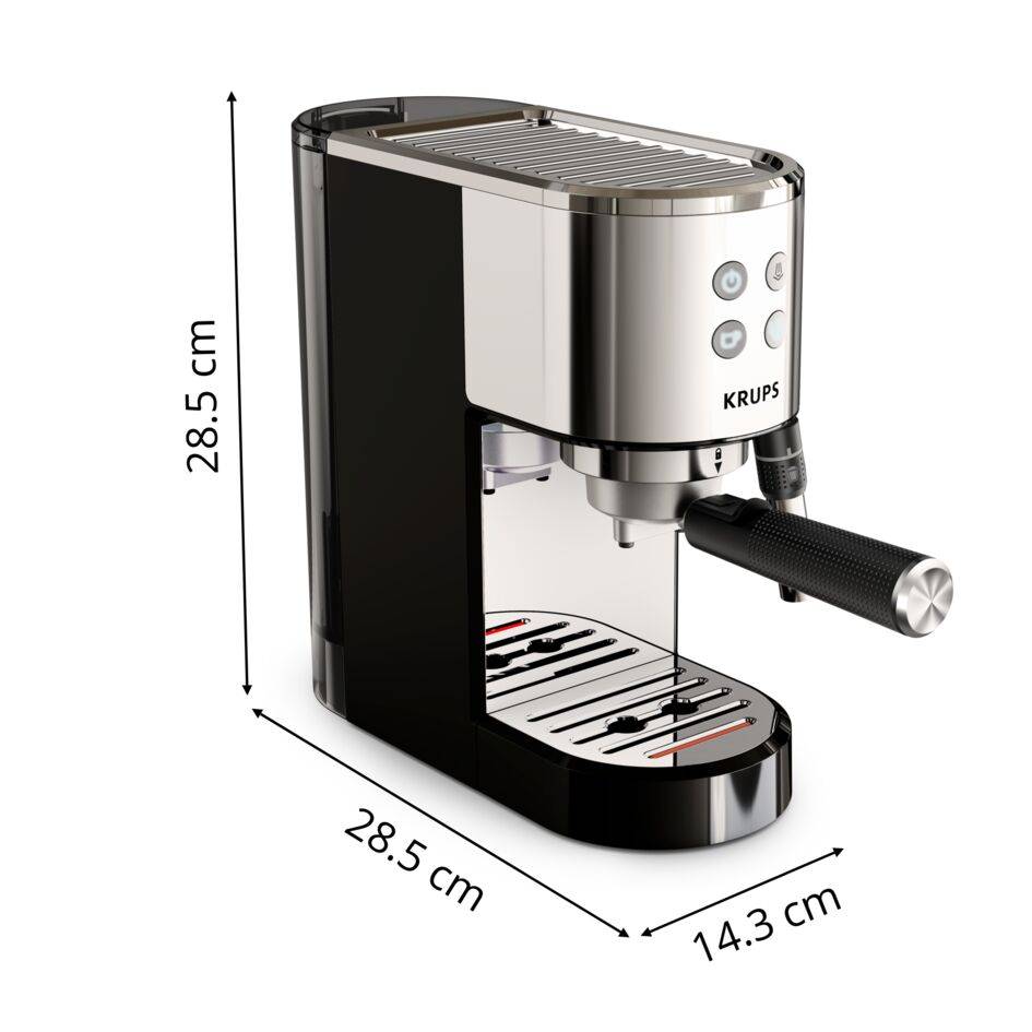 KRUPS Virtuoso + Pump Espresso Maker Stainless Steel