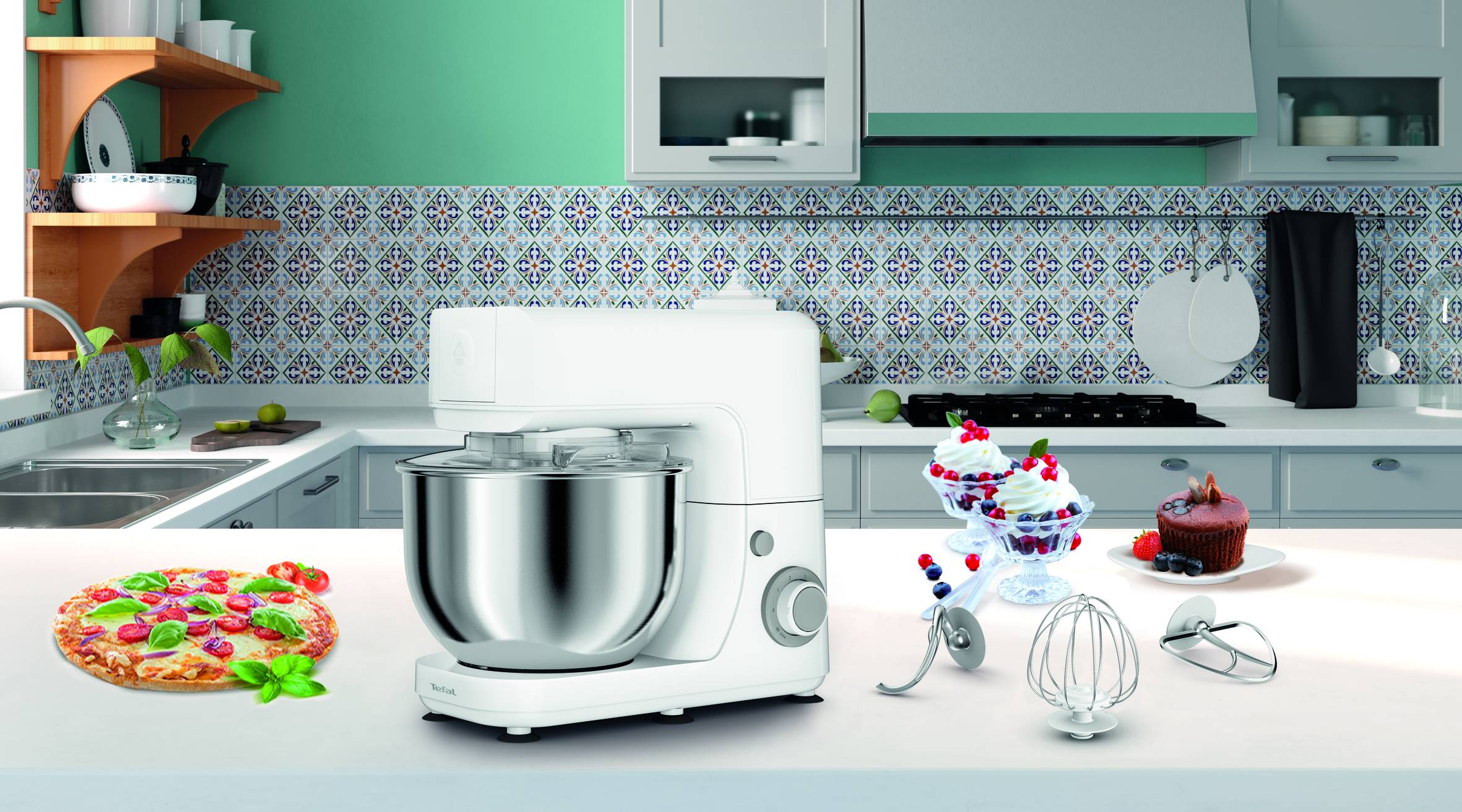 Kuchyňský robot Tefal Masterchef Essential QB150138 Bílý