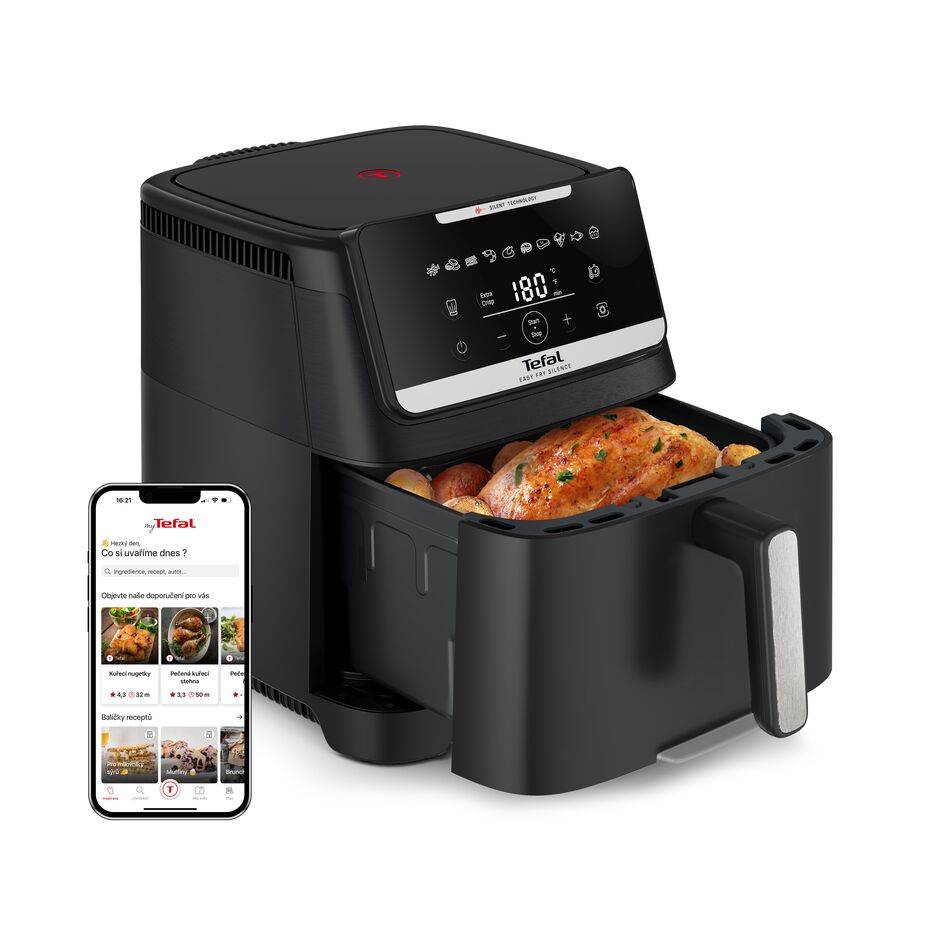 Horkovzdušná fritéza Tefal Easy Fry Silence 7L EY8428E0