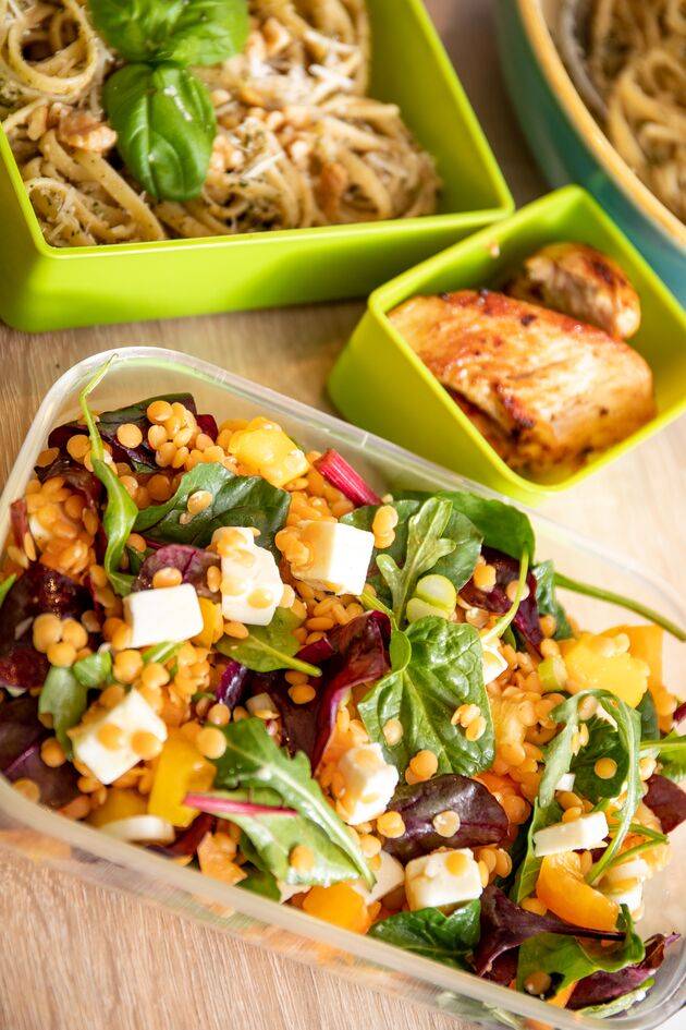 Dóza Tefal Master Seal To Go XL s vnitřními miskami N1071610 Obdélníková 2,3 l