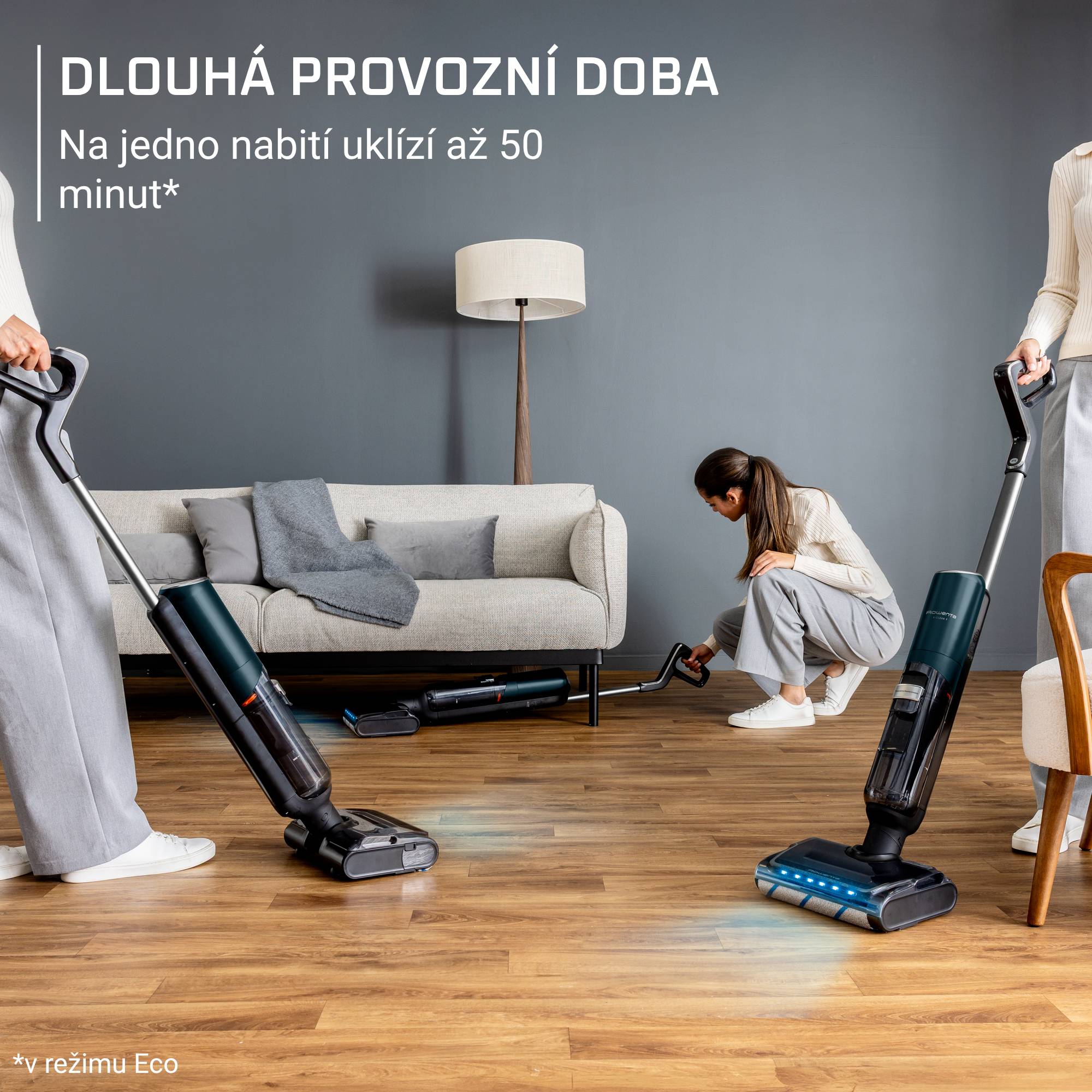 Podlahová myčka a vysavač v jednom Rowenta X-Clean 7 Auto Wet & Dry 20 000 PA GZ5735E0