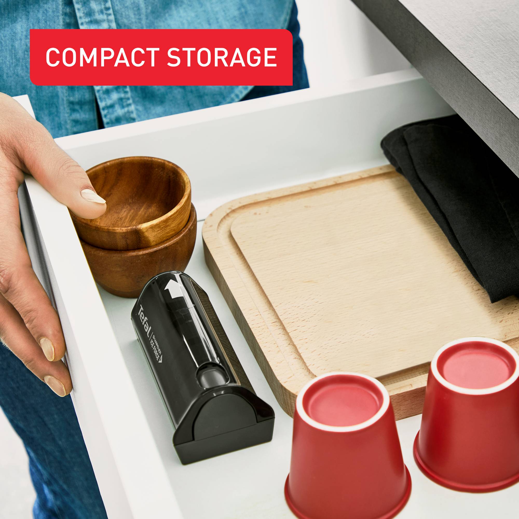 Ostřič na nože Ice Force Retractable K2650534 12.5x5.9 cm