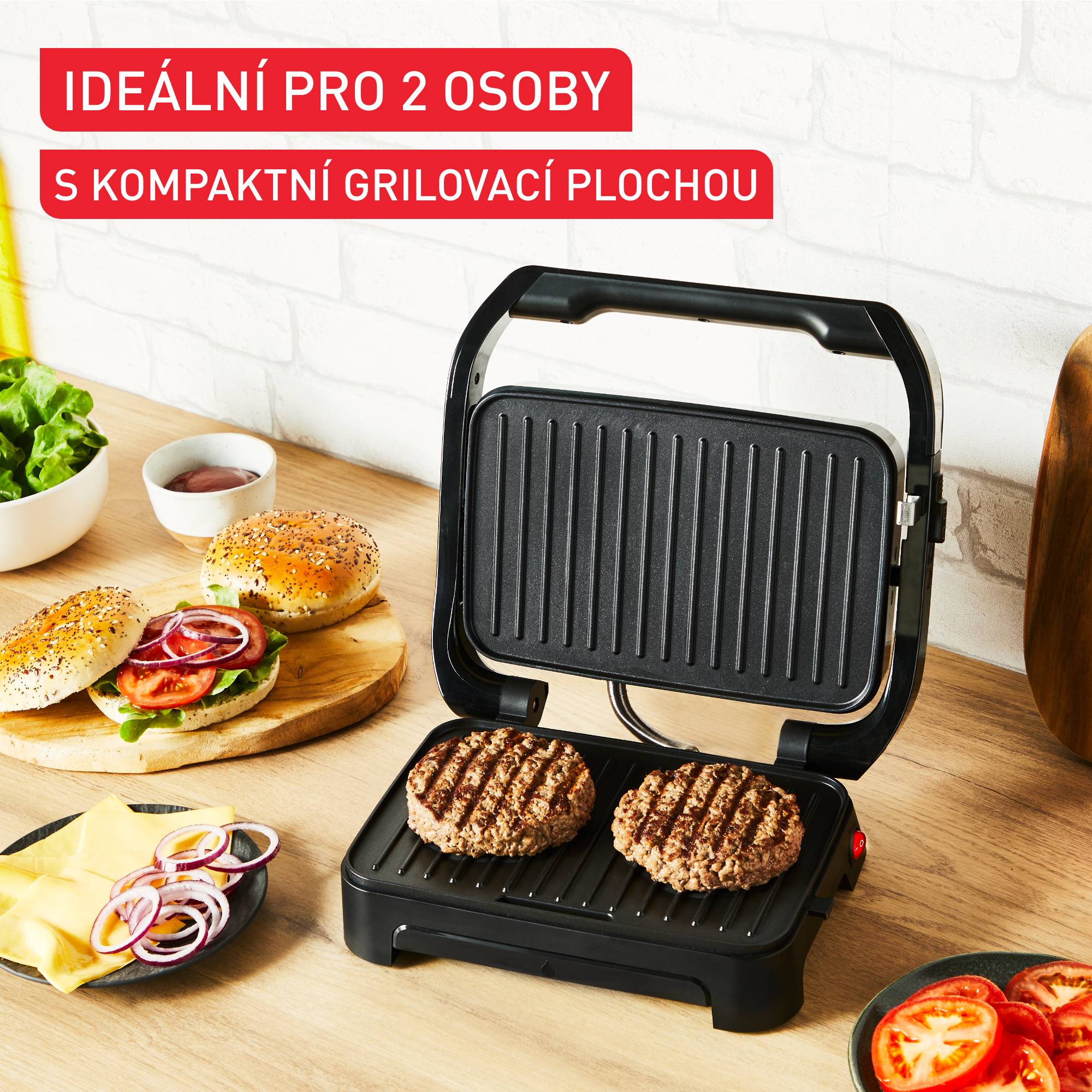 Elektrický gril GC270D10 Inicio Compact Tefal