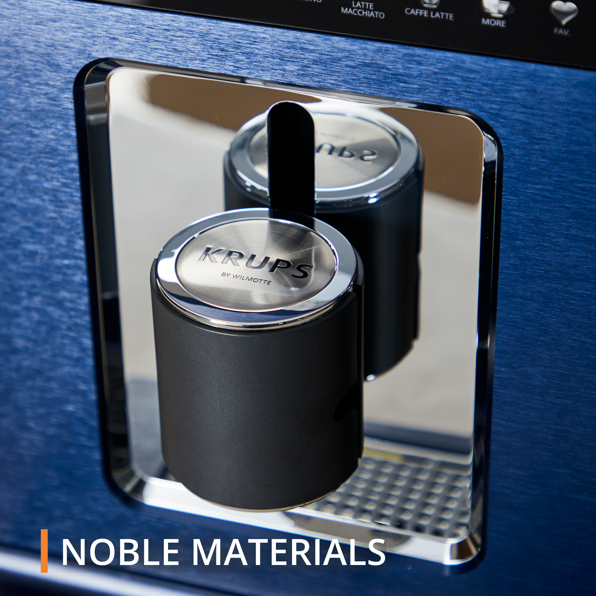 Automatický kávovar KRUPS Evidence Wilmotte EA89W410 Modrá/Černá