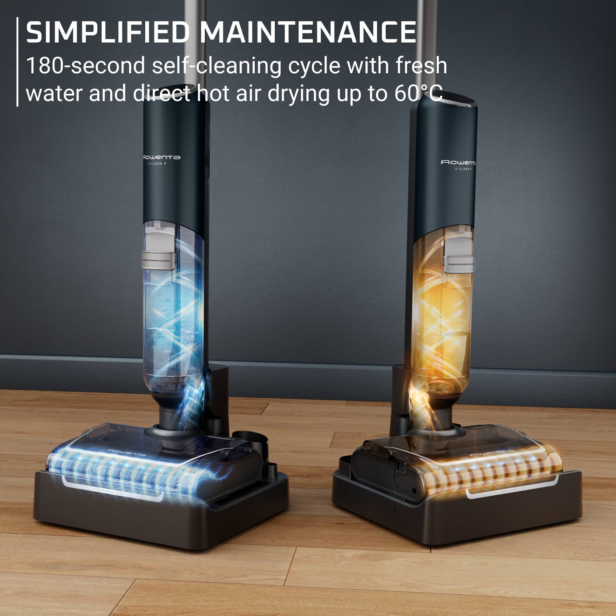 Podlahová myčka a vysavač v jednom Rowenta X-Clean 7 Auto Wet & Dry 20 000 PA GZ5735E0