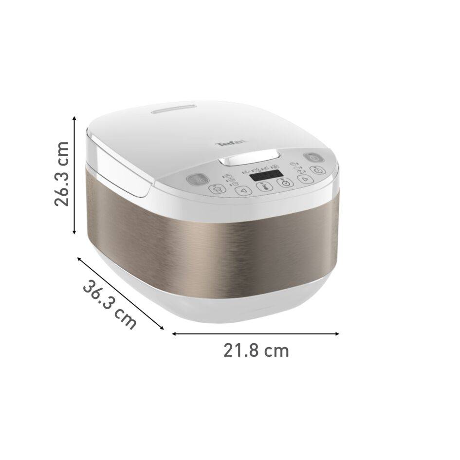 Multifunkční elektrický hrnec Tefal Simply Cook Plus RK6221E1 Stříbrný/Bílý