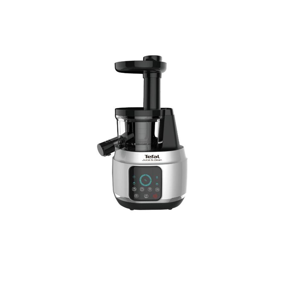 Šnekový odšťavňovač Tefal Juice & Clean ZC420E38 Nerezový/Černý