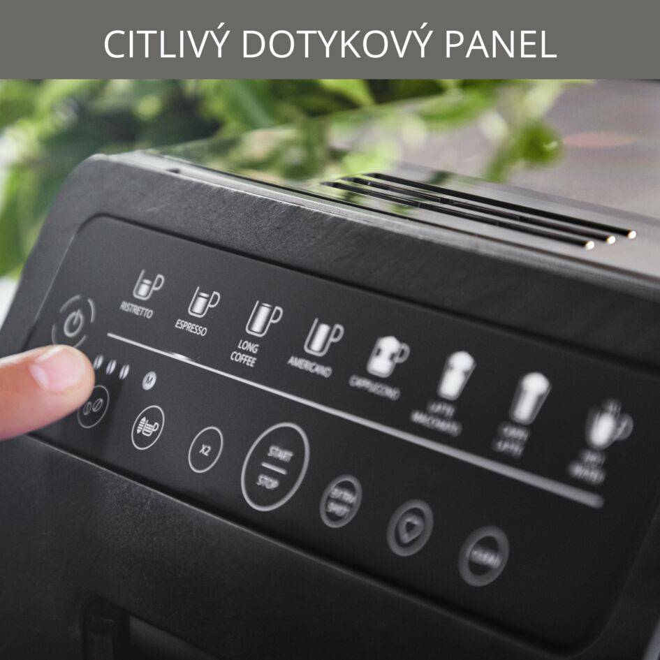 Automatický kávovar KRUPS Evidence Eco EA897B10 matně černý