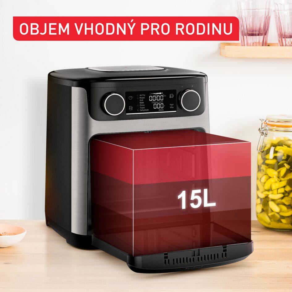 Horkovzdušná fritéza Tefal Easy Fry Multifunction 15L FW556DE0 Černá 