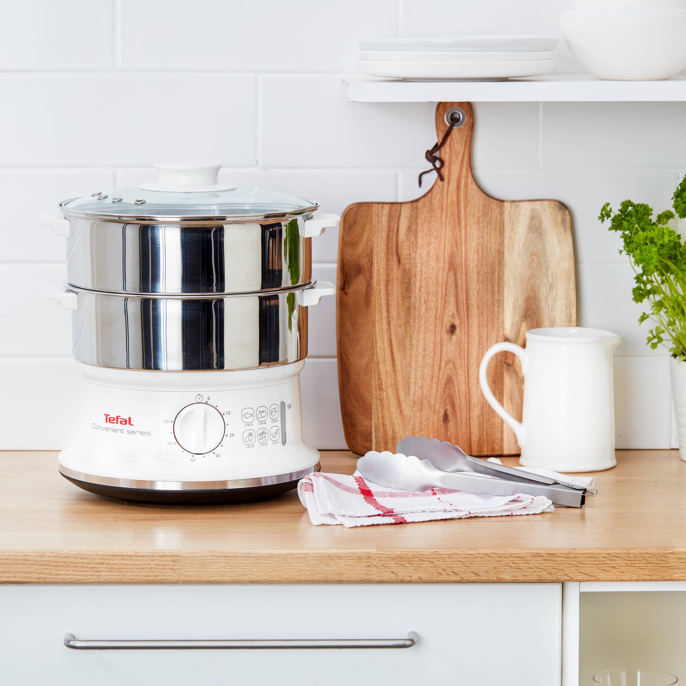 Parní hrnec Tefal Convenient Series VC145130 Bílý