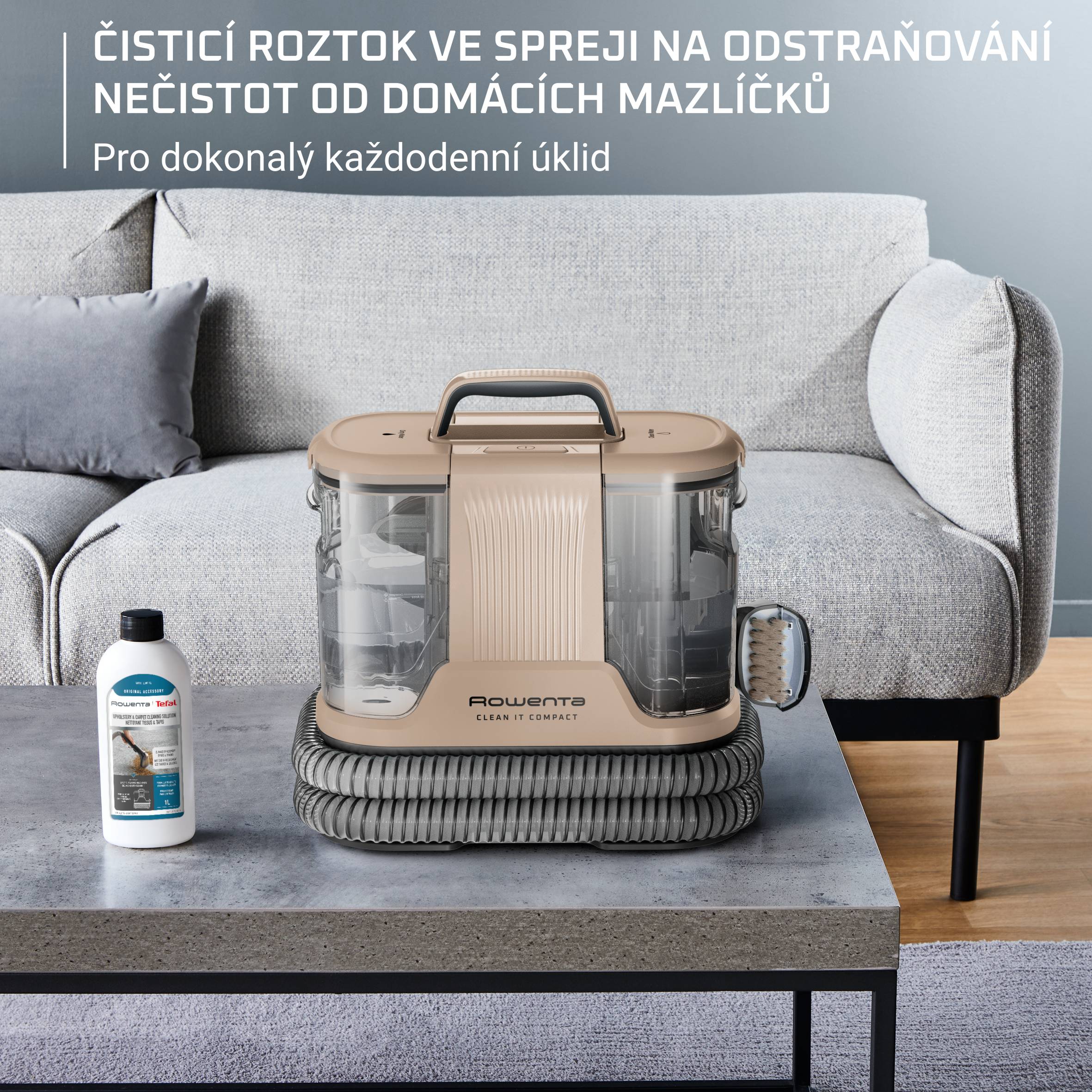 Multifunkční čistič čalounění a koberců Rowenta Clean It IN3010F0