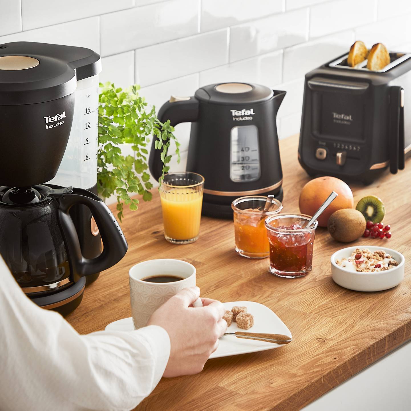 Rychlovarná konvice Tefal Includeo KI533811 Černá 1 l | Tefal