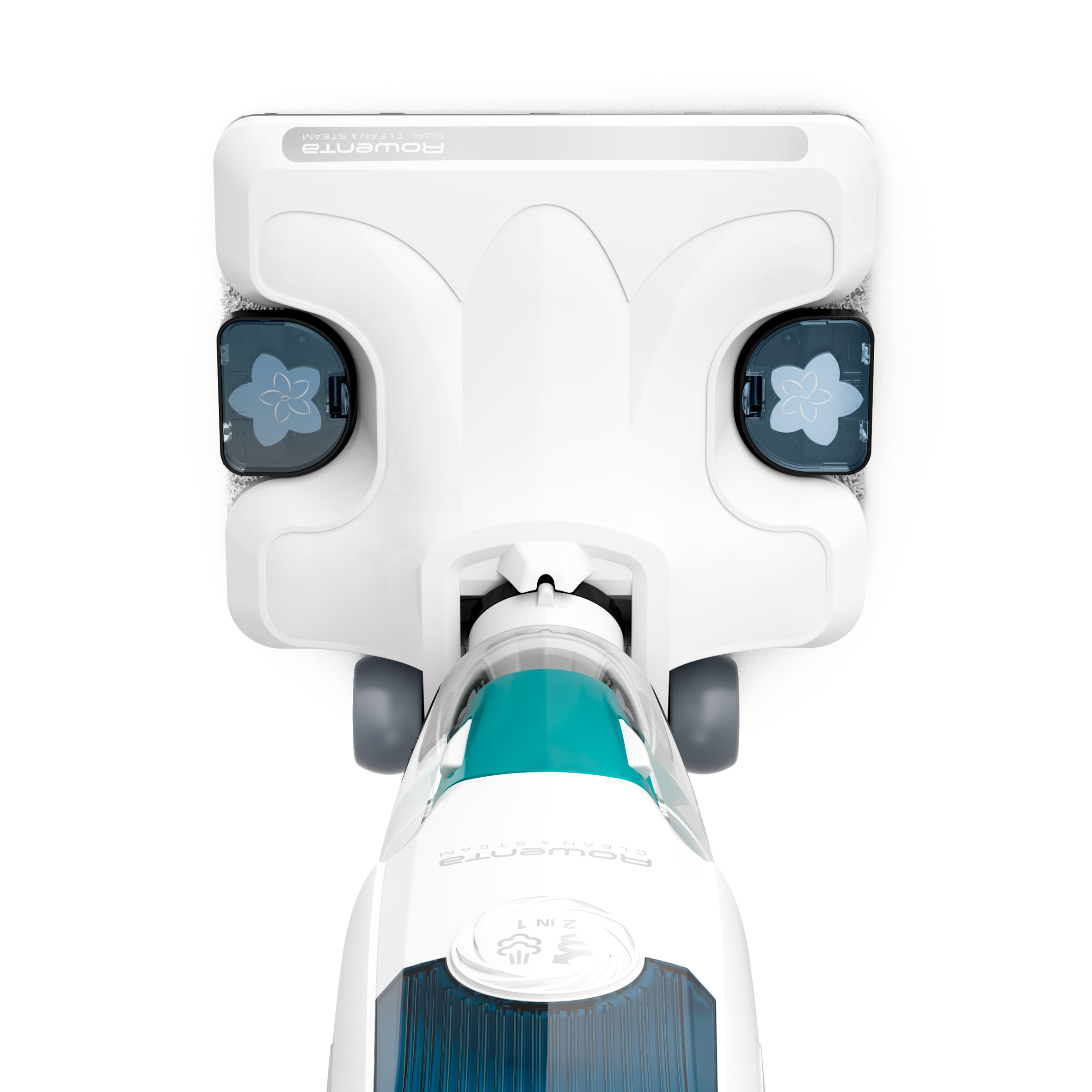 Tyčový vysavač s parním mopem Rowenta Clean & Steam Revolution RY7757WH