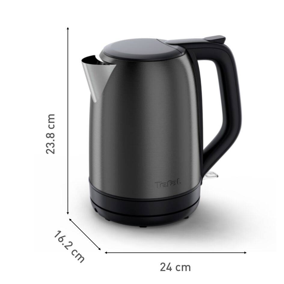 Subito, rychlovarná konvice, ukazatel množství vody na jeden šálek, otevírání jednou rukou