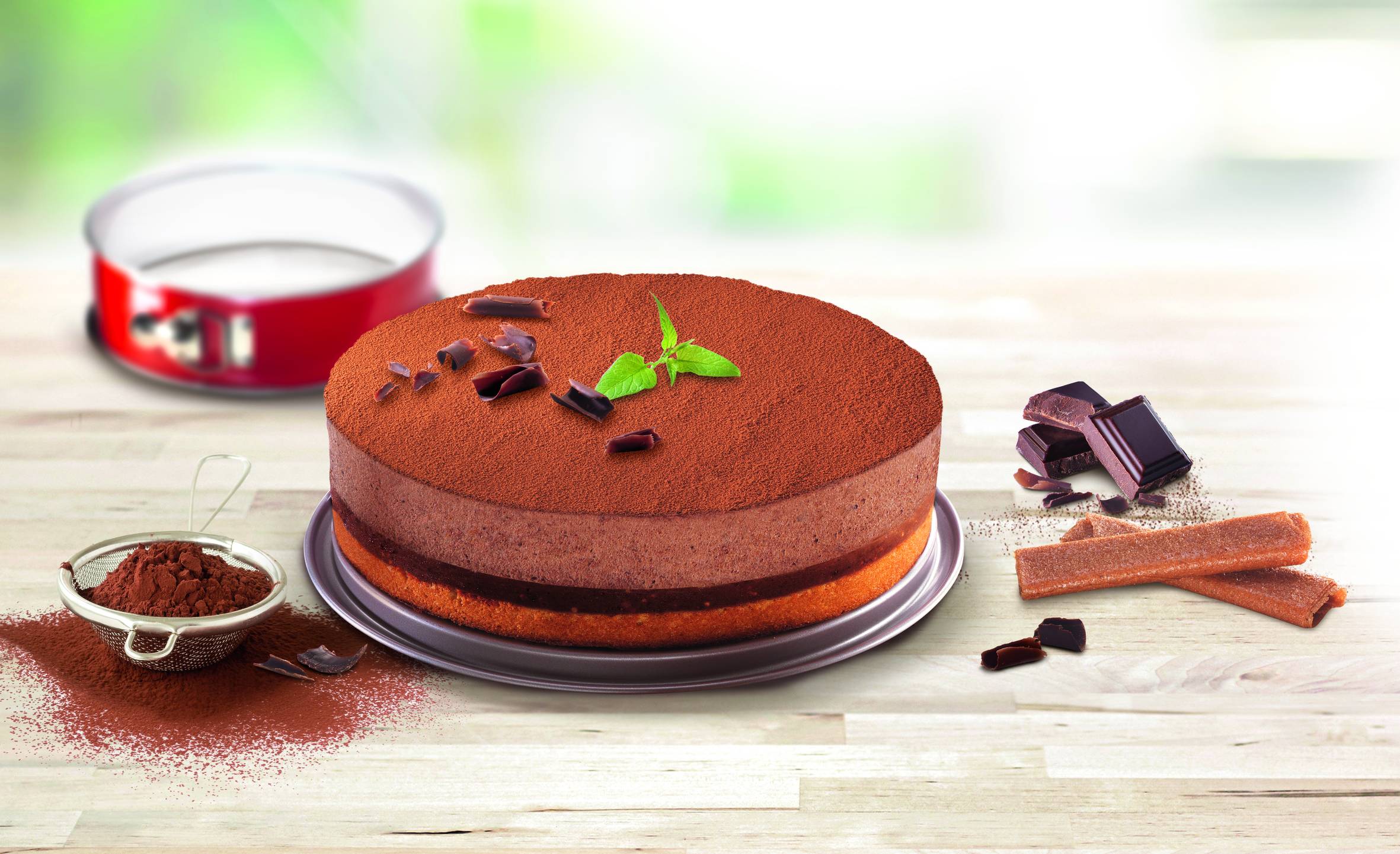 Rozkládací forma na koláč Tefal Delibake J1640574 Červená/Šedá 36x24 cm