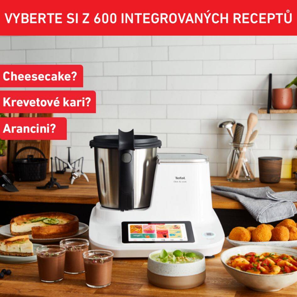Multifunkční varný kuchyňský robot Tefal Click & Cook FE506130 Bílá