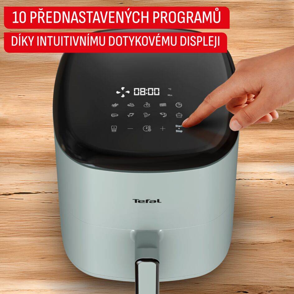 Horkovzdušná fritéza Tefal Easy Fry POP 5L EY2454E0 Eukalyptová