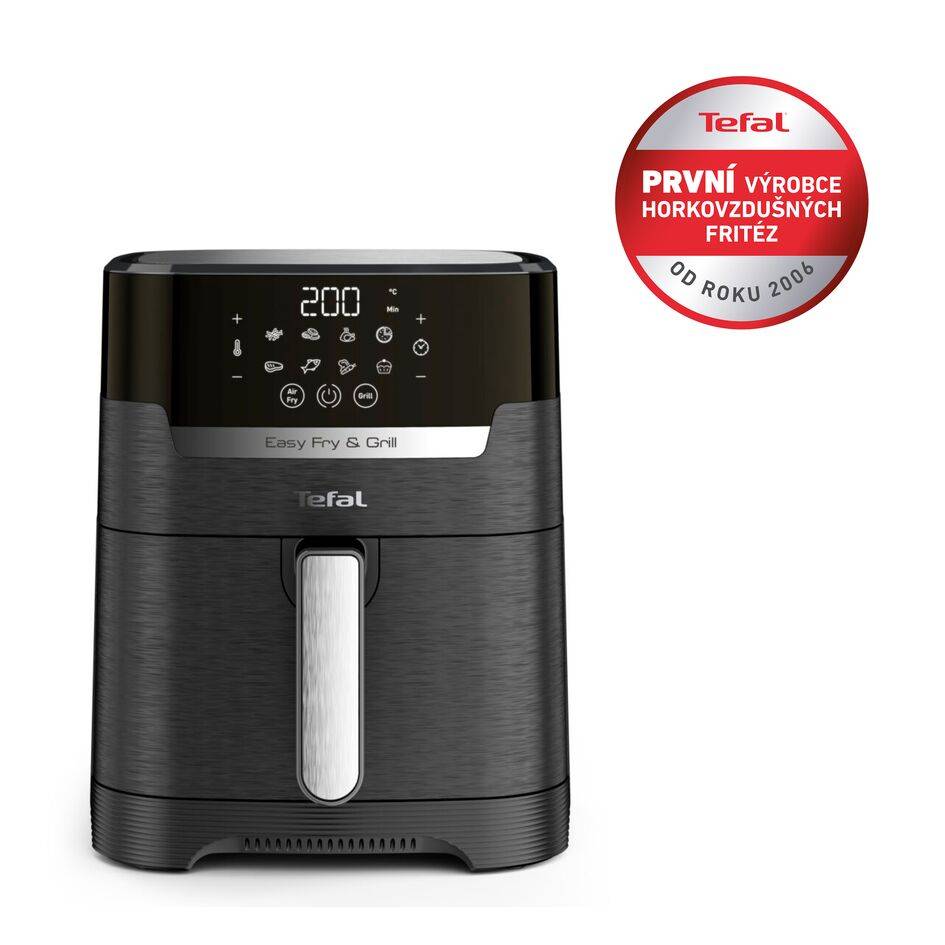 Horkovzdušná fritéza Tefal Easy Fry & Grill 2v1 Precision EY505815 Černá