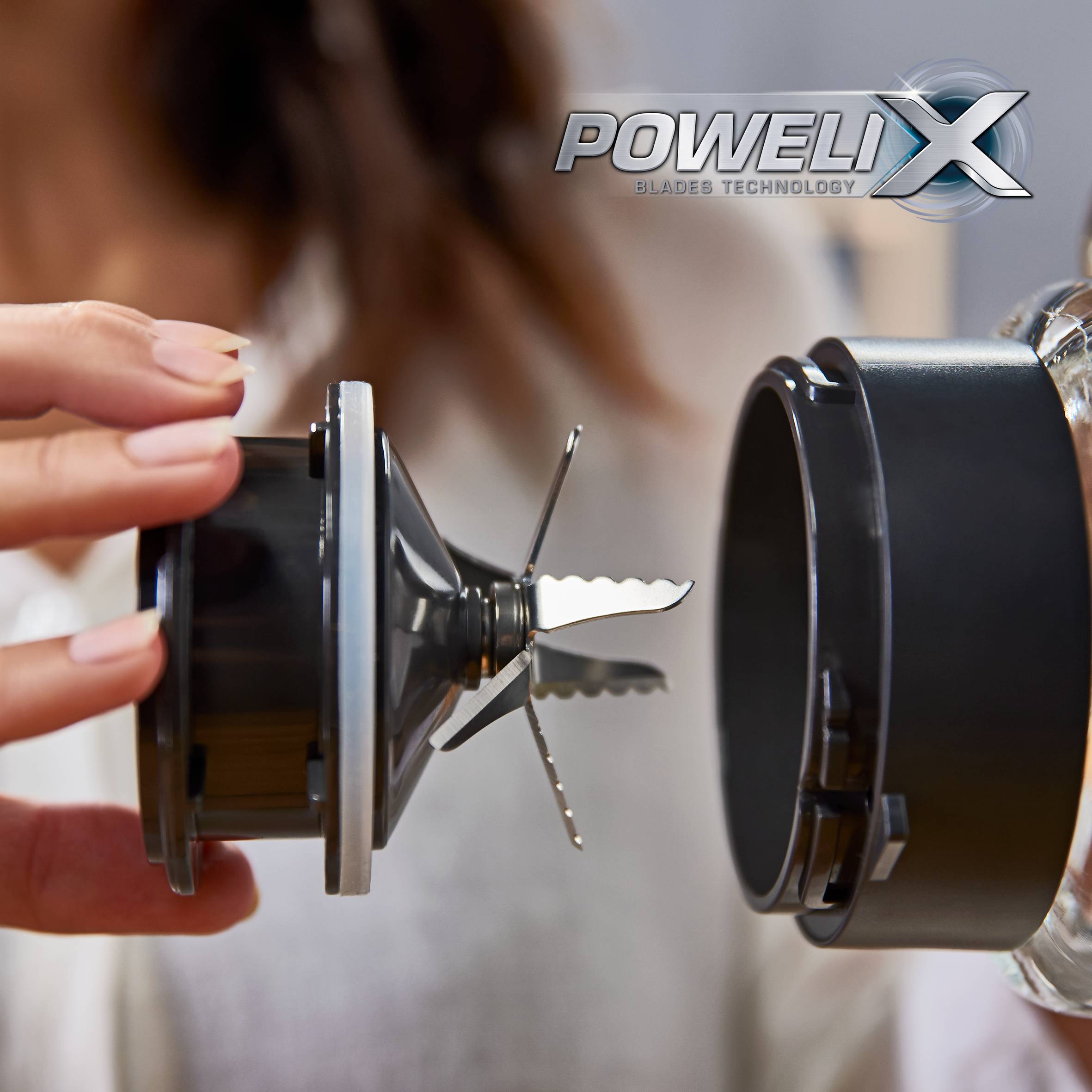 Stolní mixér Tefal PerfectMix+ BL811D38 Nerezový/Tmavě šedý