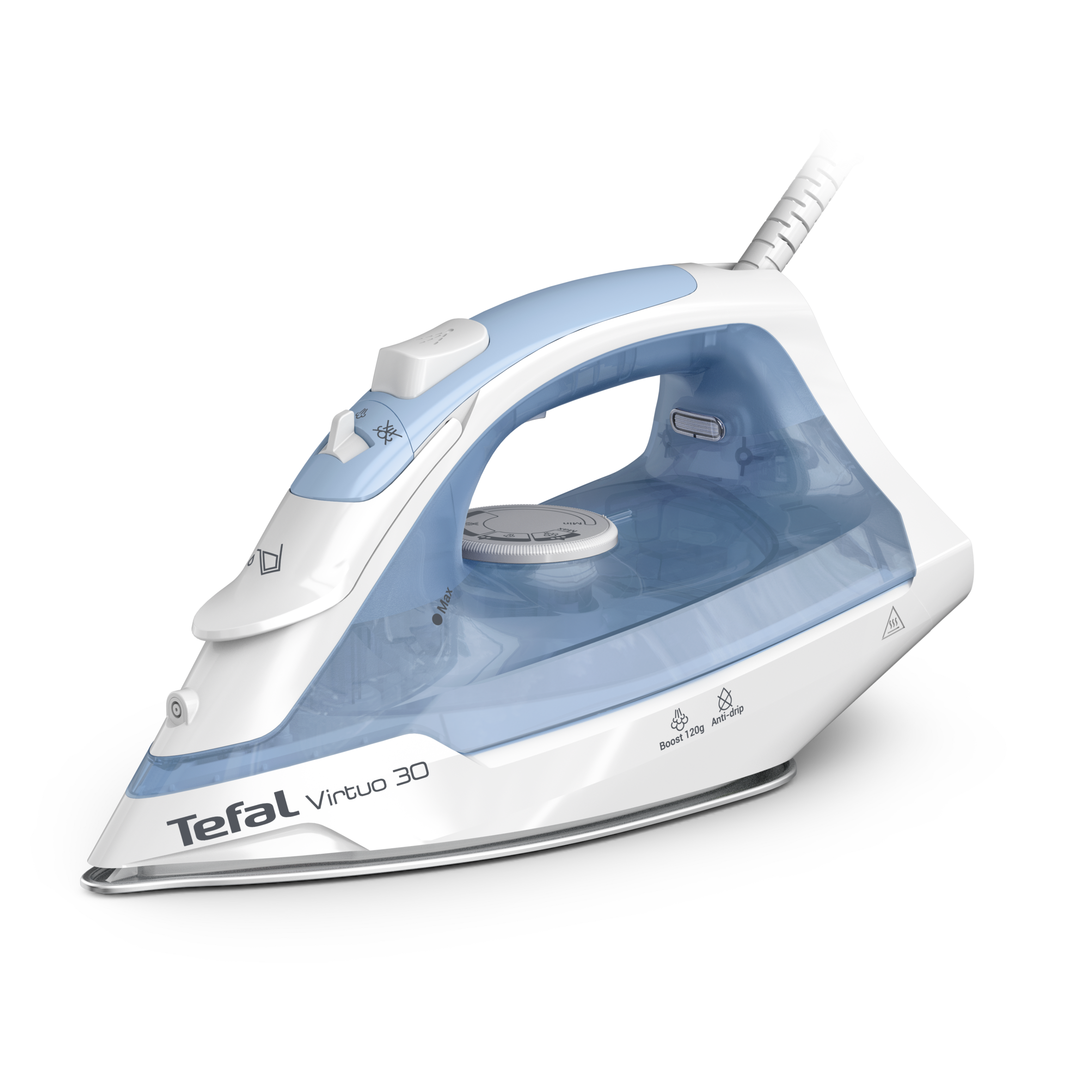 FV2C41 Virtuo 30 Napařovací žehlička Tefal světle modrá