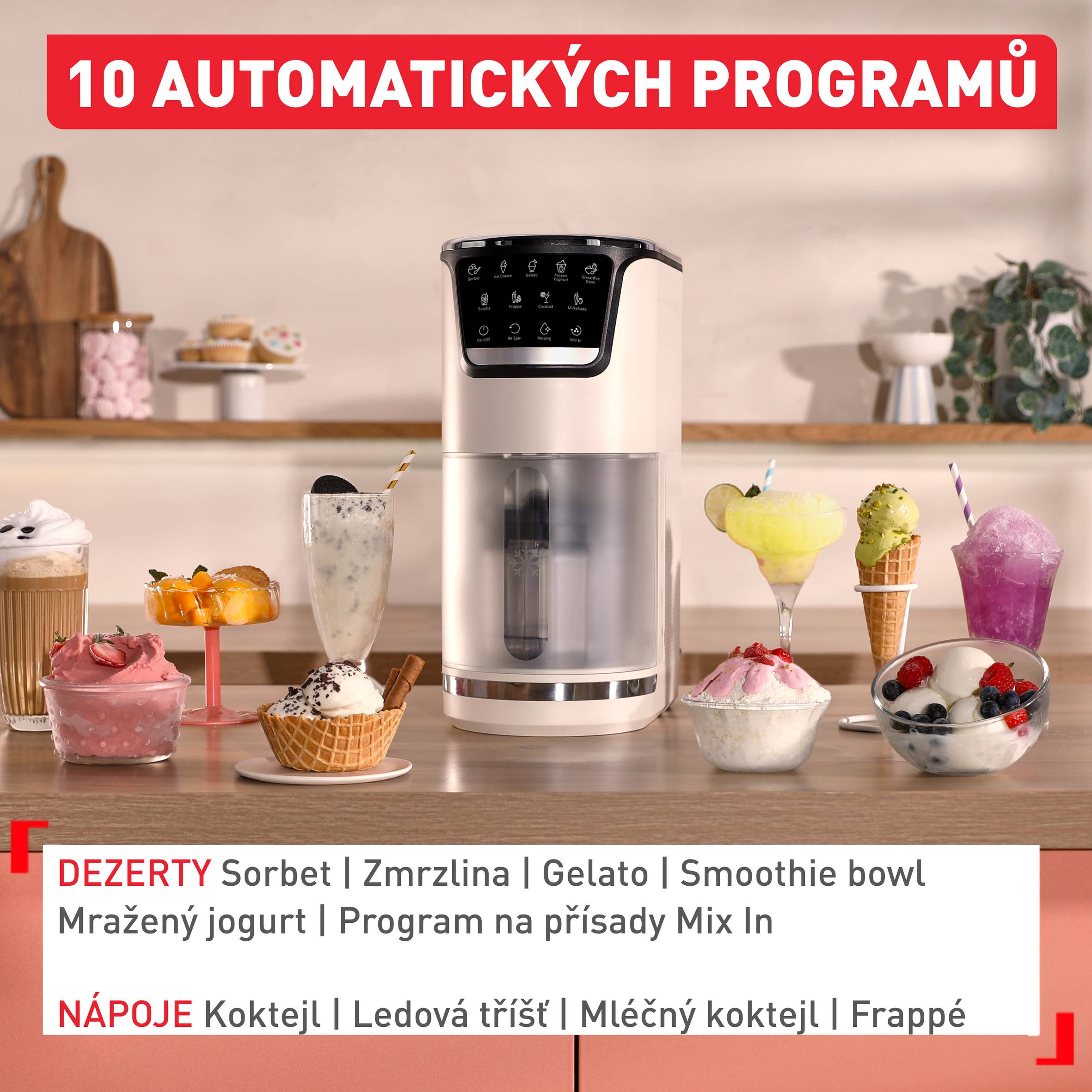 Zmrzlinovač Tefal Dolci IG602AE0