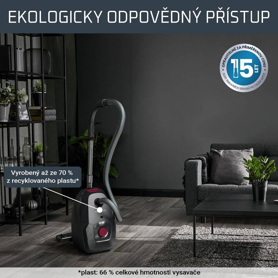 Sáčkový vysavač Green Force Max ECO 900W Classic RO4933EA