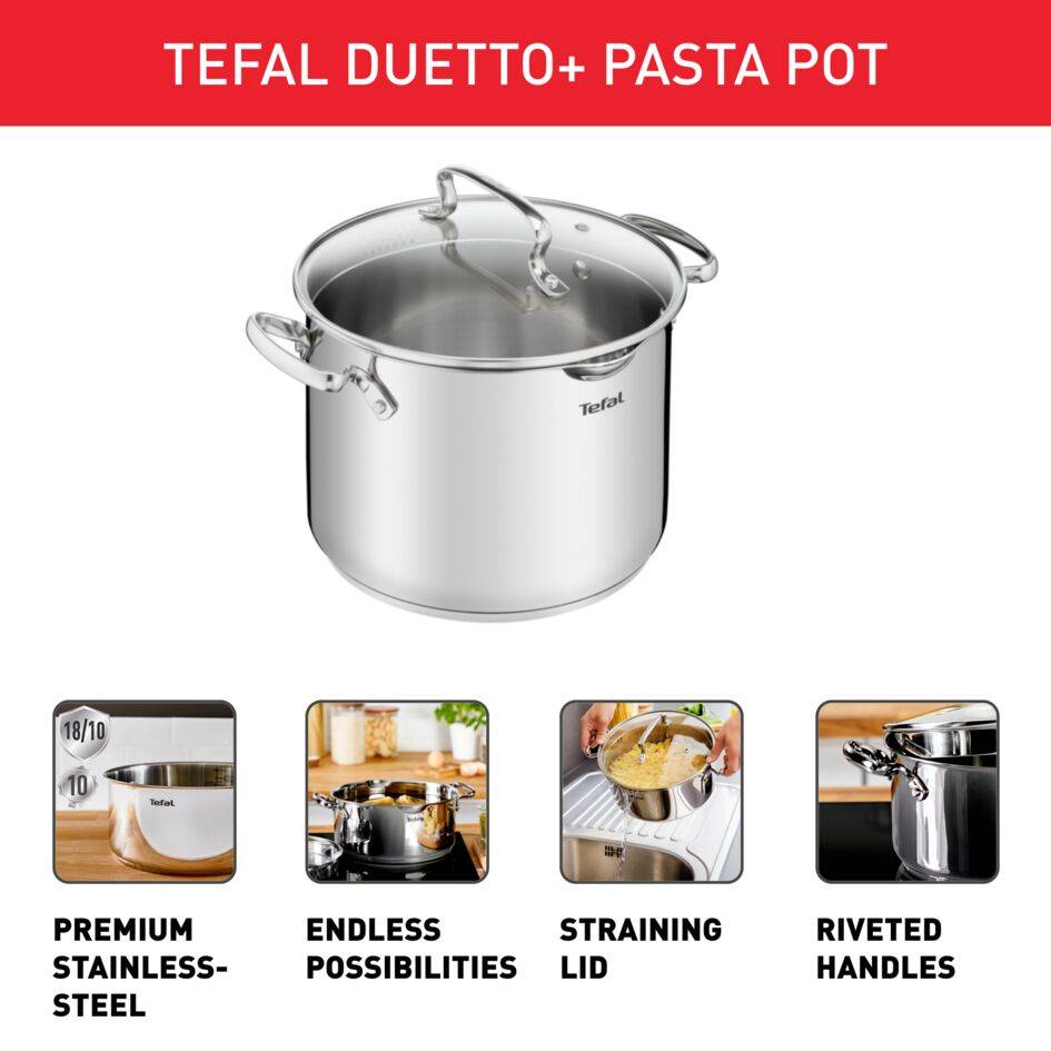 Hrnec s poklicí Tefal Duetto+ 22 cm G7197956
