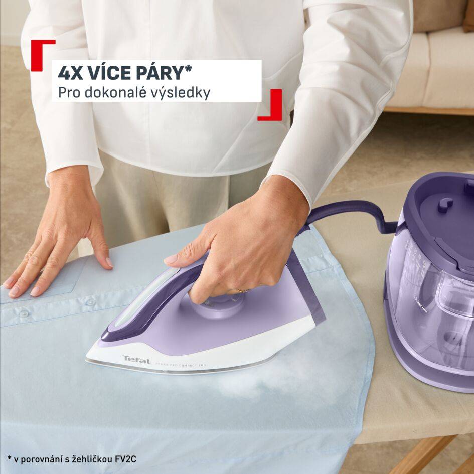 Tefal Power Pro Compact 200, parní generátor, rychlé žehlení a kompaktní design