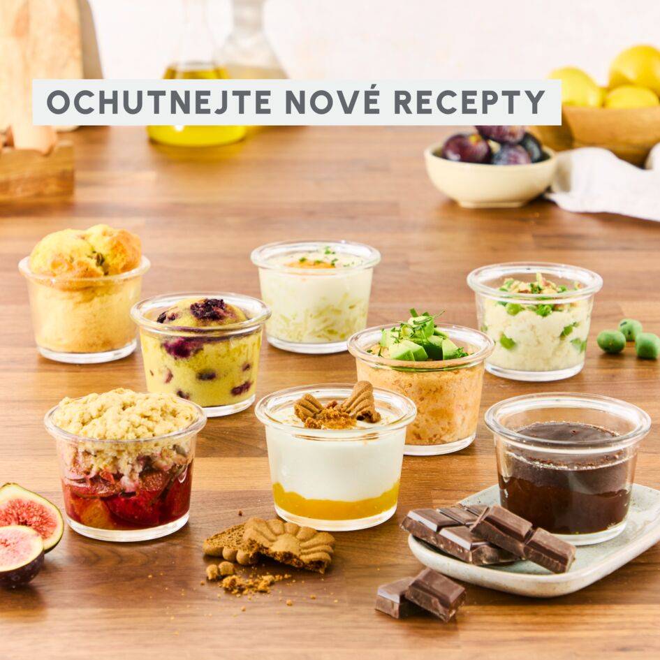 Sada 8 skleniček pro Tefal Cook4me, XA6140E0