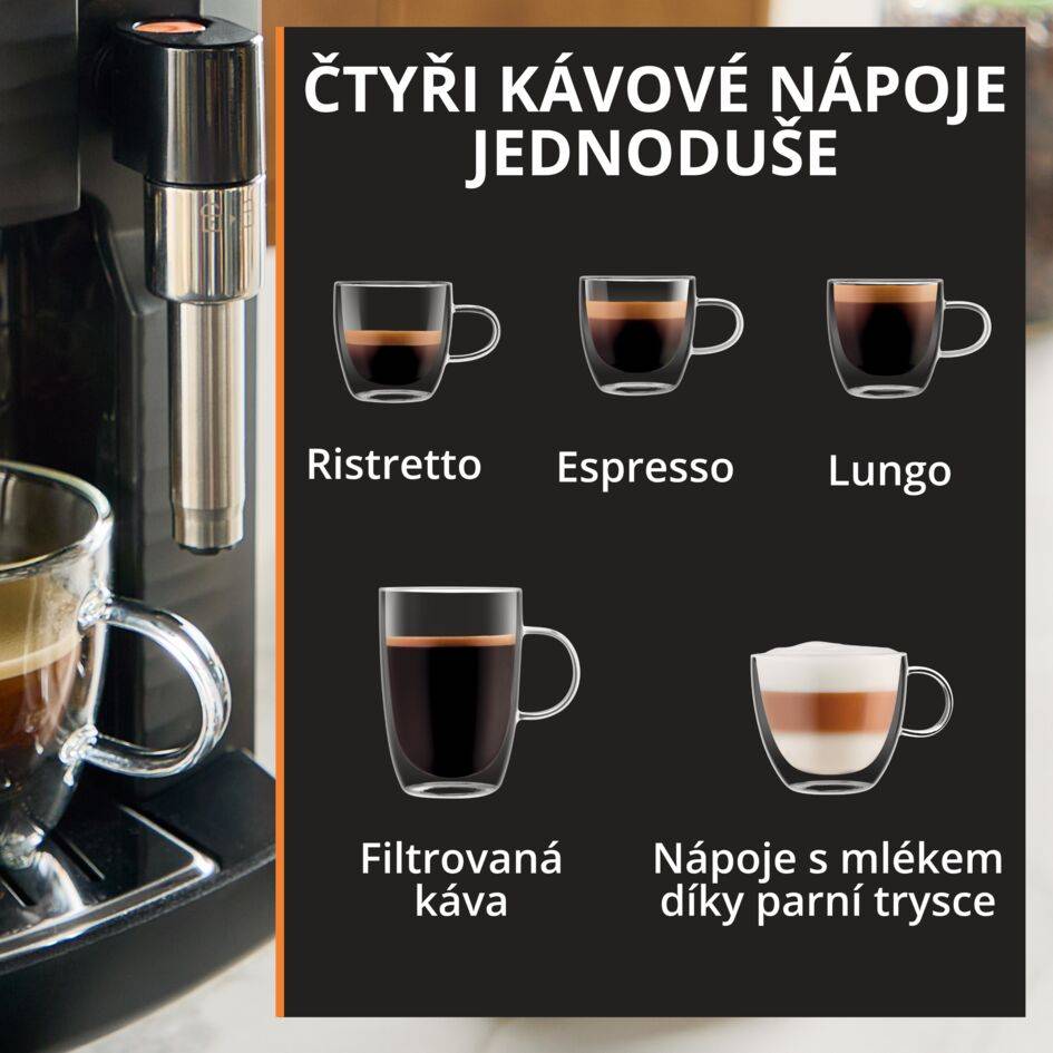 Automatický kávovar KRUPS Intensity EA5008E0 černá