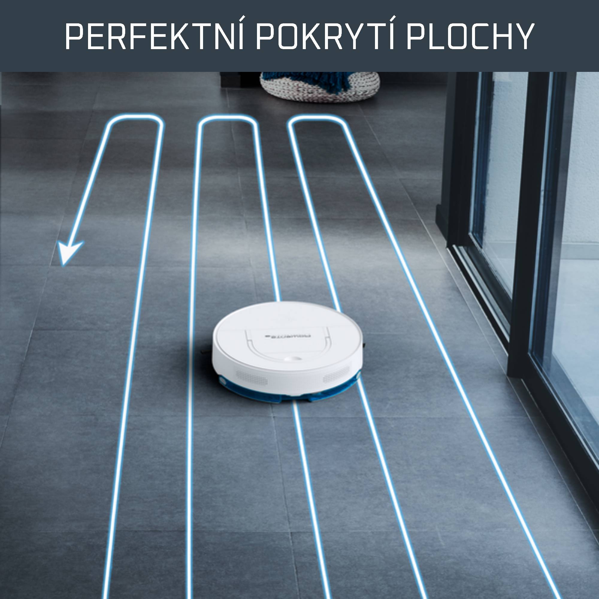 Robotický vysavač Rowenta X-Plorer S130 AI 4v1 Laser & Camera 8cm RR9067WH