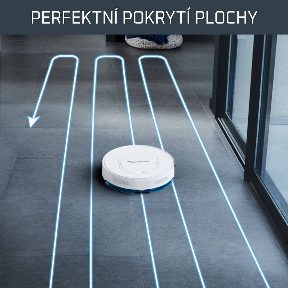 Robotický vysavač Rowenta X-Plorer S130 AI 4v1 Laser & Camera 8cm RR9067WH