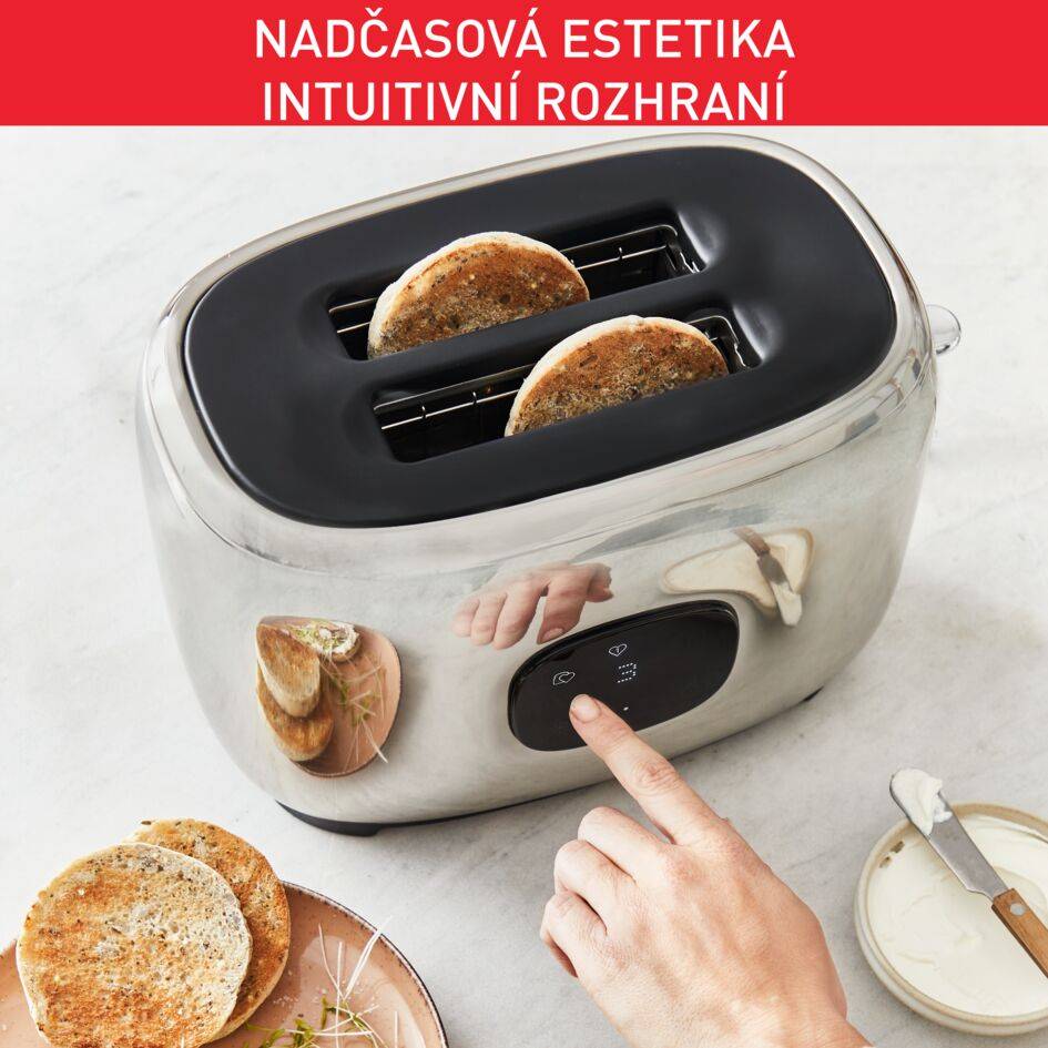 Topinkovač Tefal Majestuo TT883D10 Nerezový