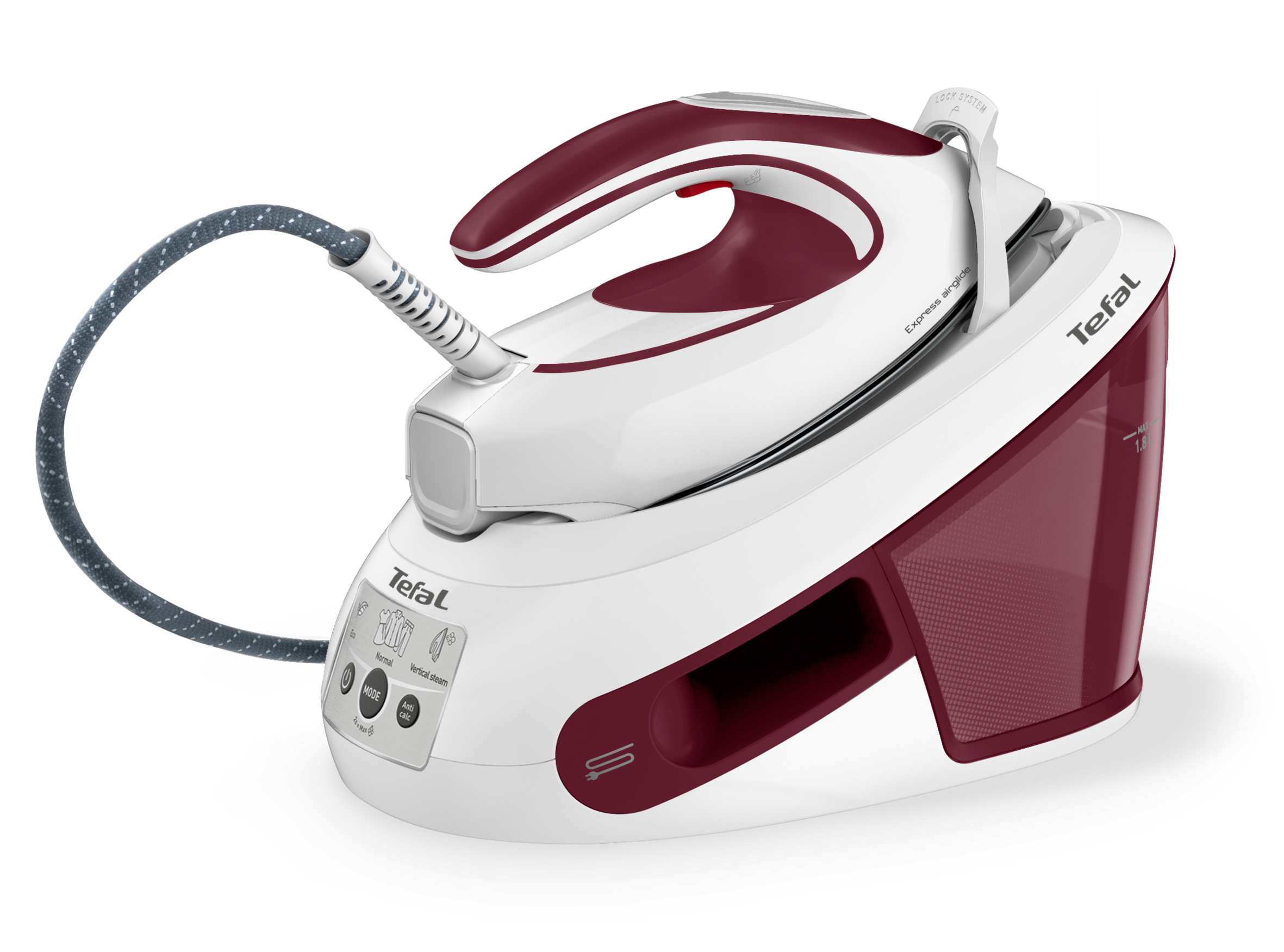 Parní generátor Tefal Express Airglide SV8026E0 Červený/Bílý