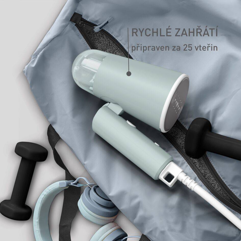 Ruční napařovač Tefal Origin Travel DT1034E1 eukalyptová zelená