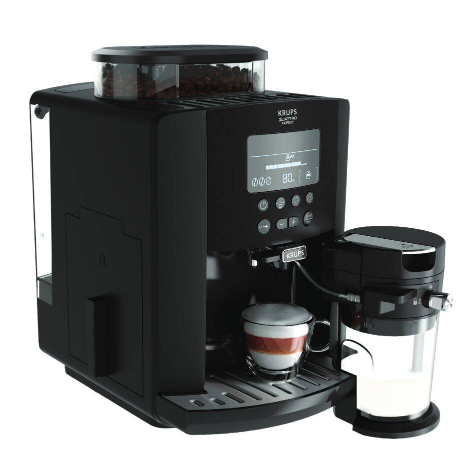Automatický kávovar KRUPS Arabica Latte EA819N10 Černý