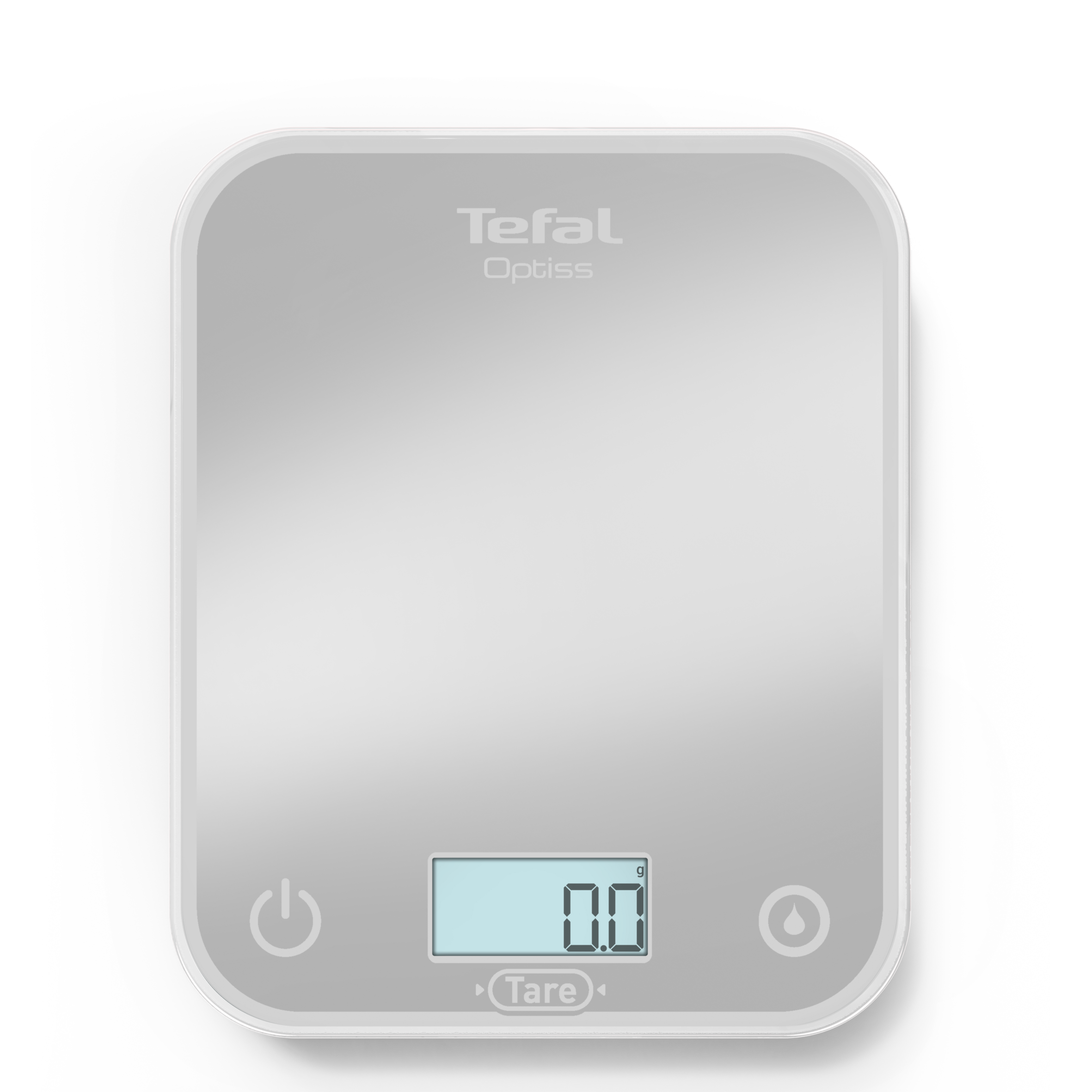 Elektronická kuchyňská váha šedá Tefal Optiss BC50U4V0