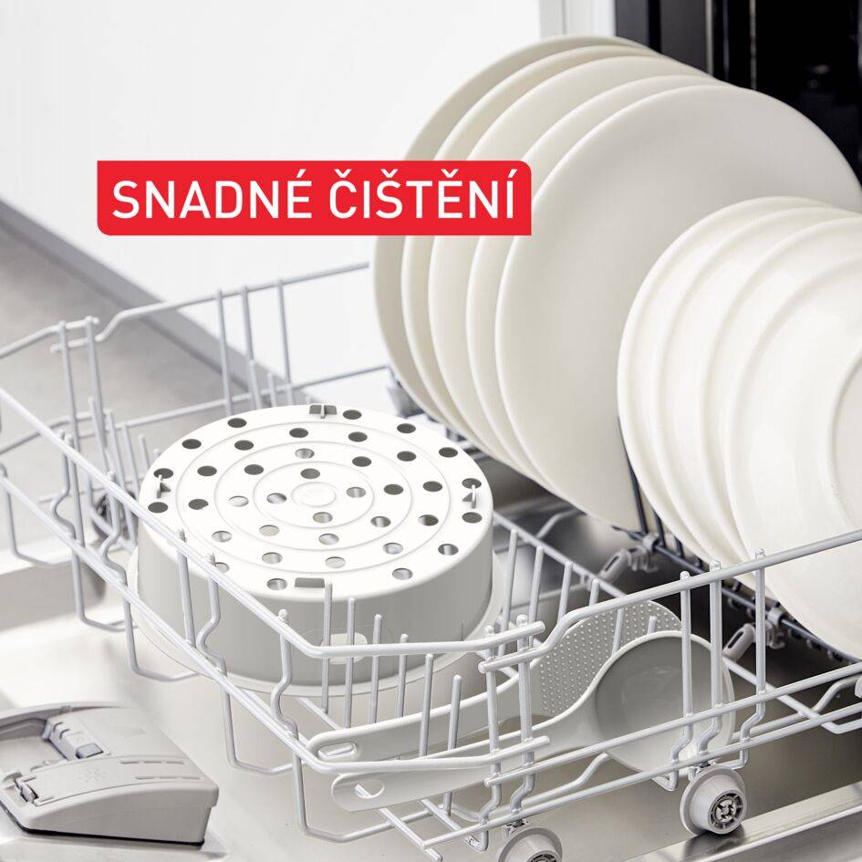 Multifunkční elektrický hrnec Tefal Simply Cook Plus RK6221E1 Stříbrný/Bílý