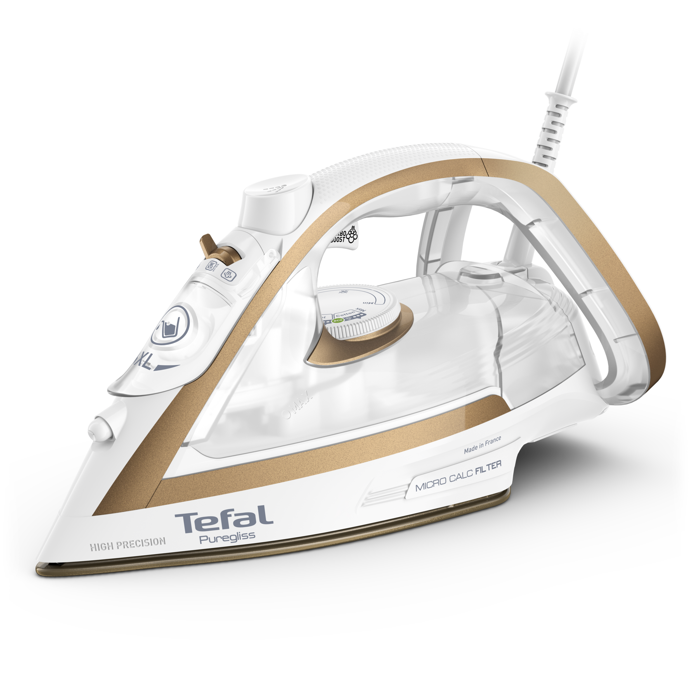 Napařovací žehlička Puregliss Coppertinto & White FV8042E0