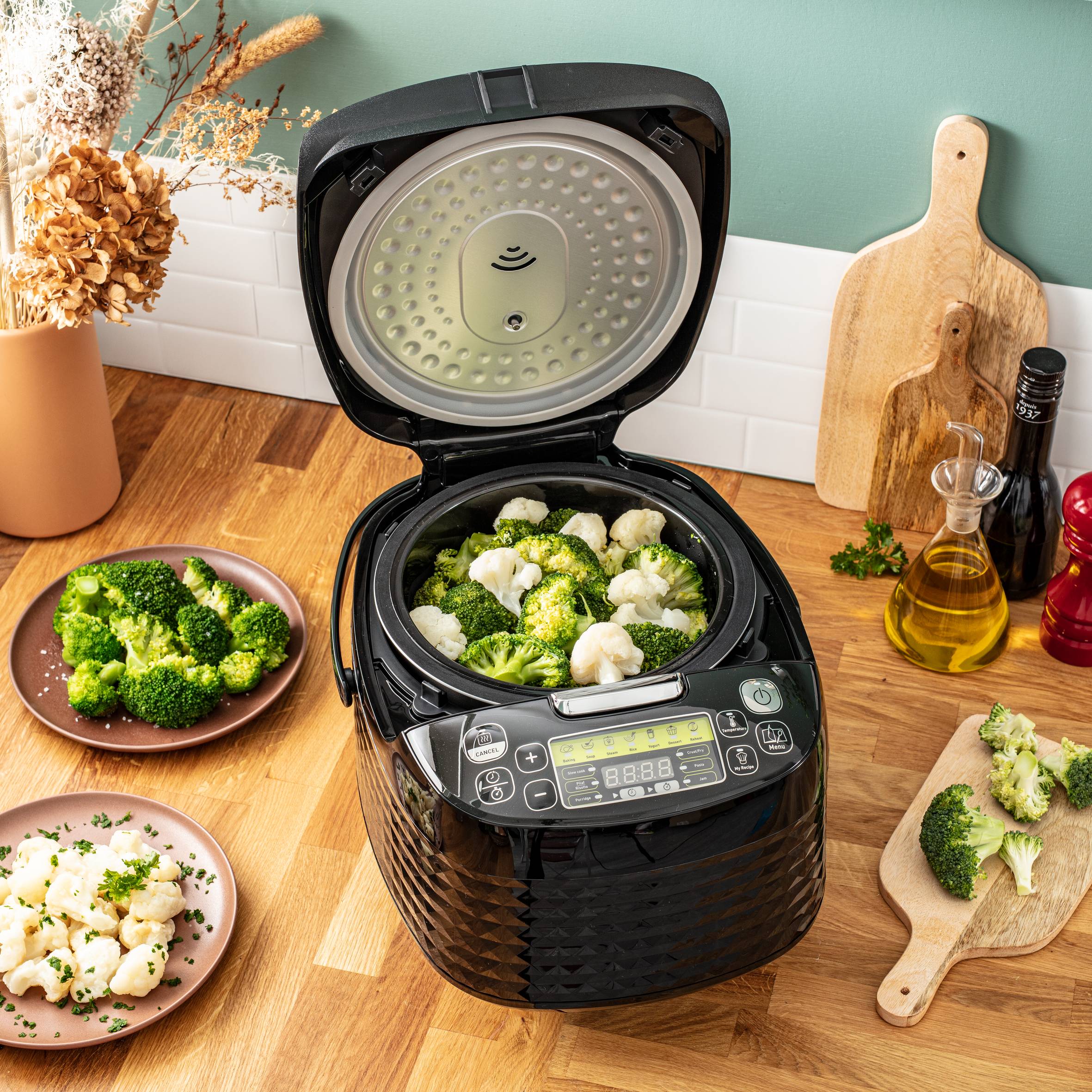 Multifunkční elektrický hrnec Tefal SpheriCook RK745800 Černý