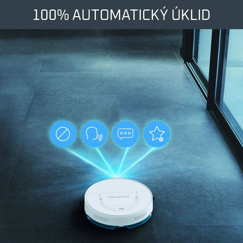 Robotický vysavač Rowenta X-Plorer S130 AI 4v1 Laser & Camera 8cm RR9067WH
