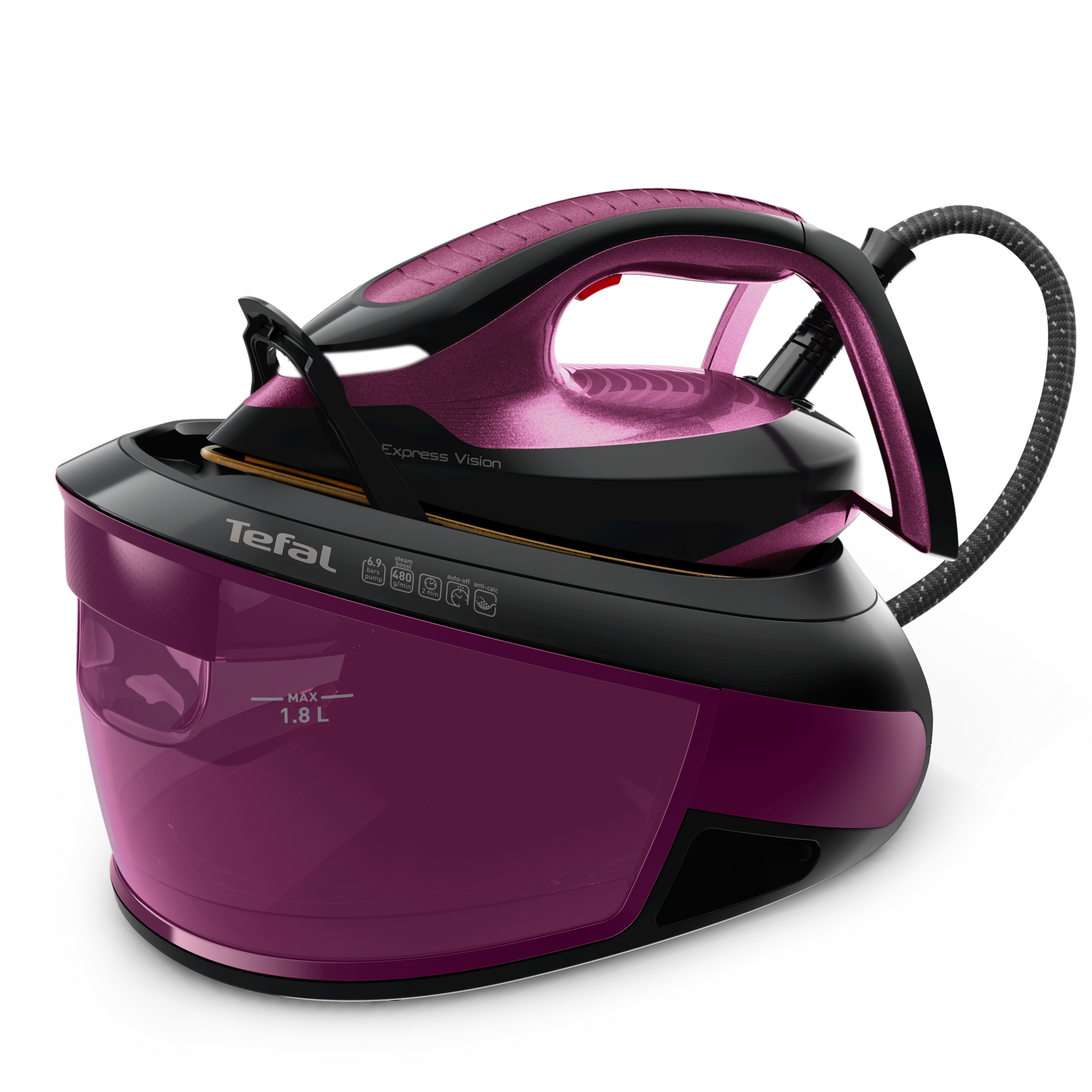 Parní generátor Tefal Express Vision SV8152E0 Fialový/Černý