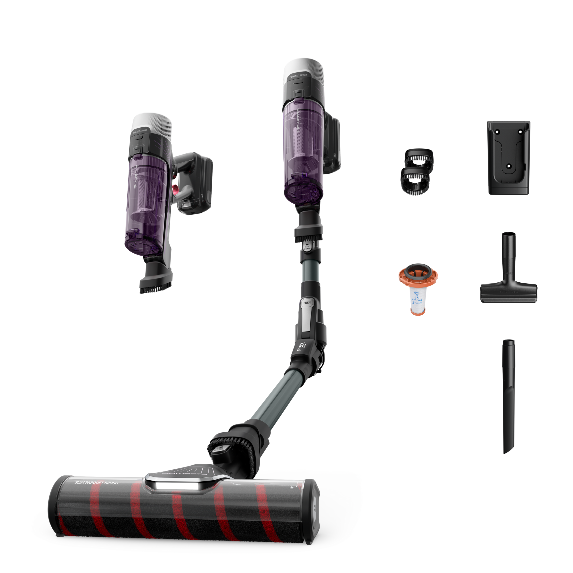 Tyčový vysavač Rowenta X-Force Flex 9.60 Auto Parquet 100 AW