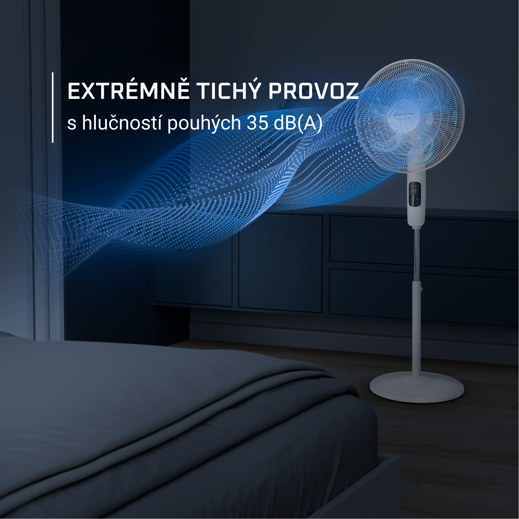 Stojanový ventilátor Rowenta Turbo Silence VU5450F0