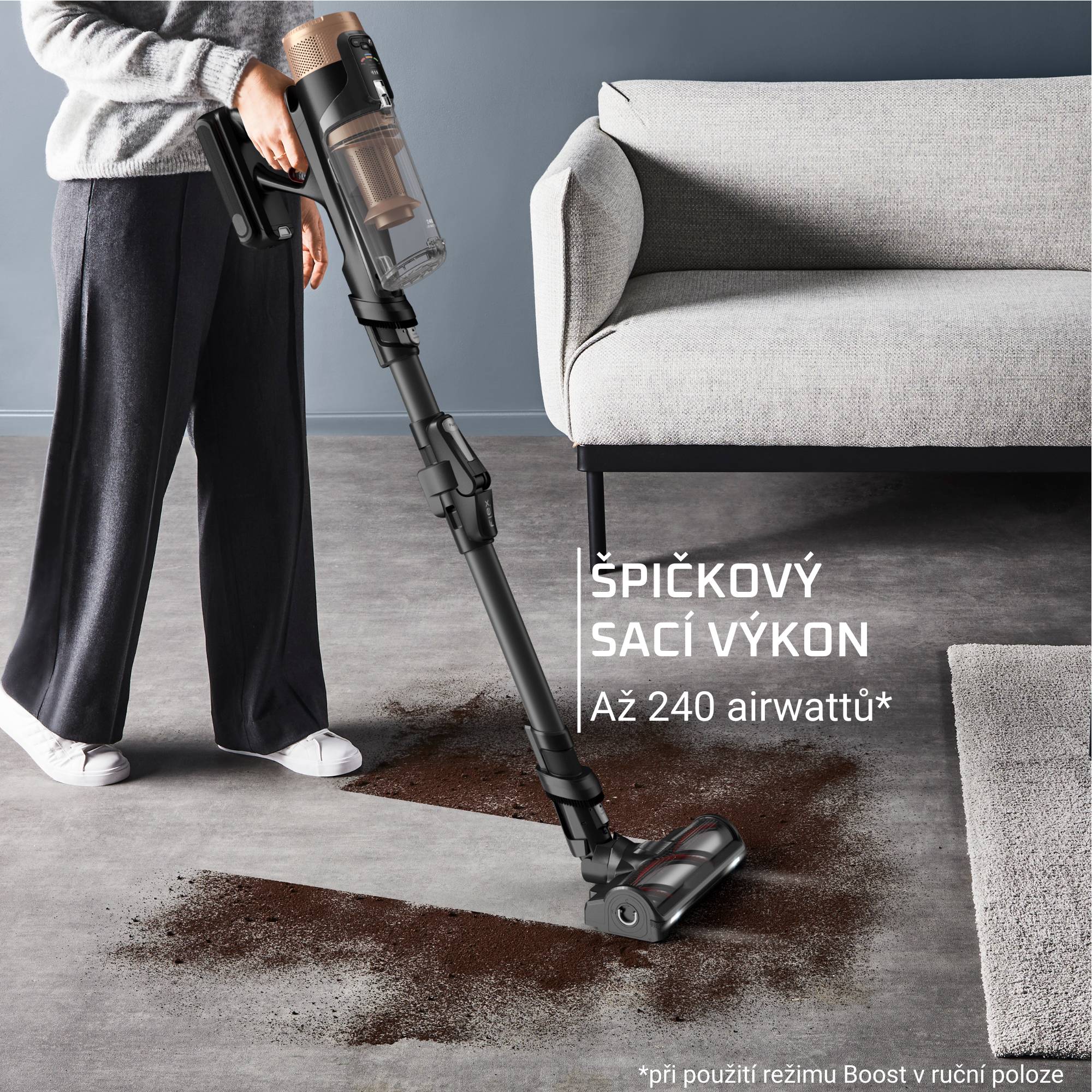 Tyčový vysavač Rowenta X-Force Flex 14.80 Auto Animal 240AW RH9B74WO